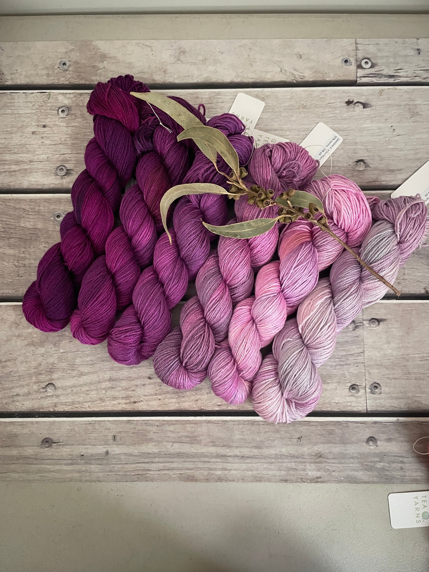 Knit for the Girls fade - 6 x full skeins - Jasmine 4 ply