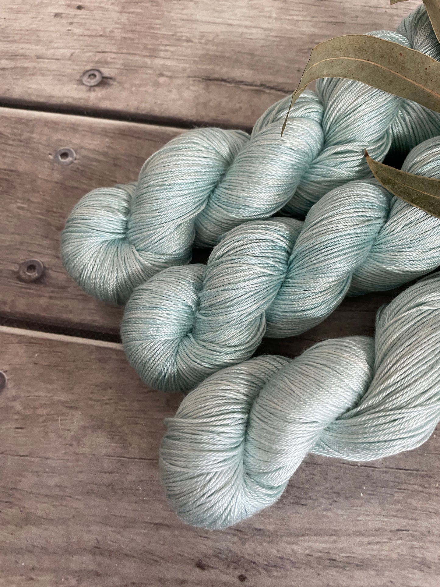 Sea Mist - 4 ply in Mulberry silk - Pekoe f