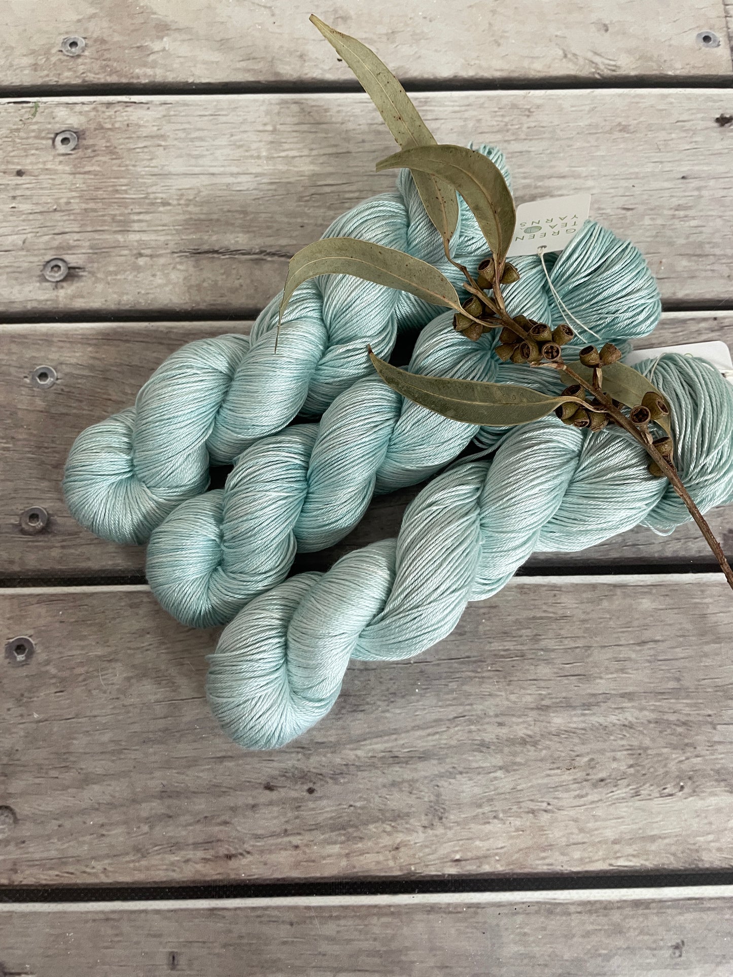 Sea Mist - 4 ply in Mulberry silk - Pekoe f