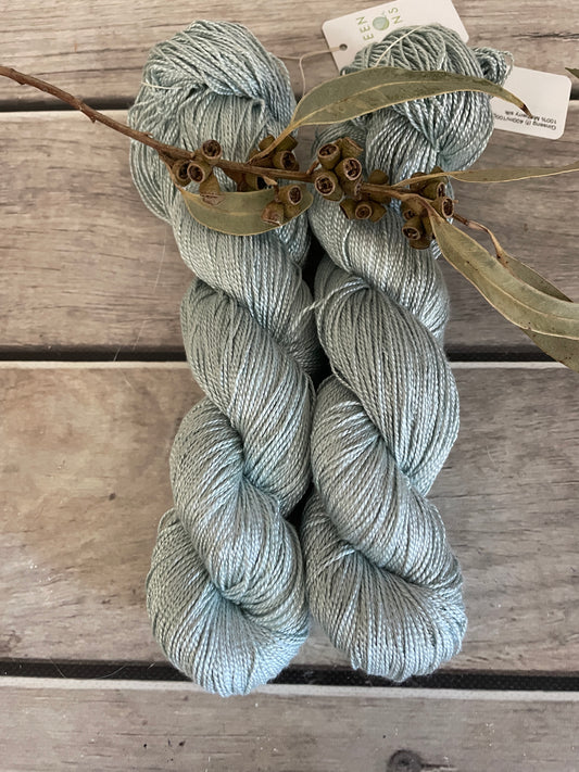 Stormy Seas - 4 ply silk  - Ginseng f
