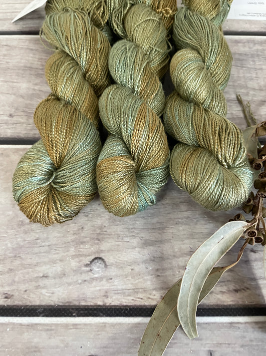 Sea Green - 4 ply silk  - Ginseng f