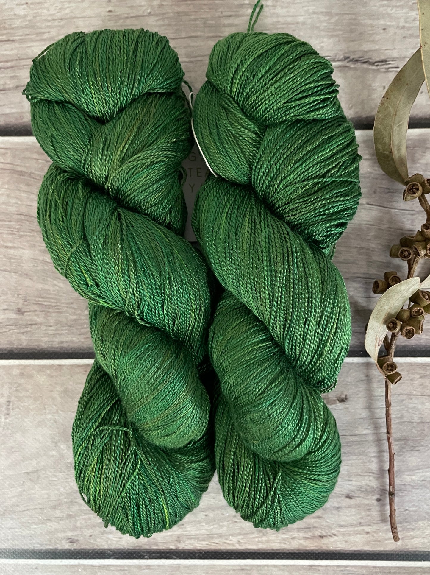 Forest Moss - 4 ply silk  - Ginseng f