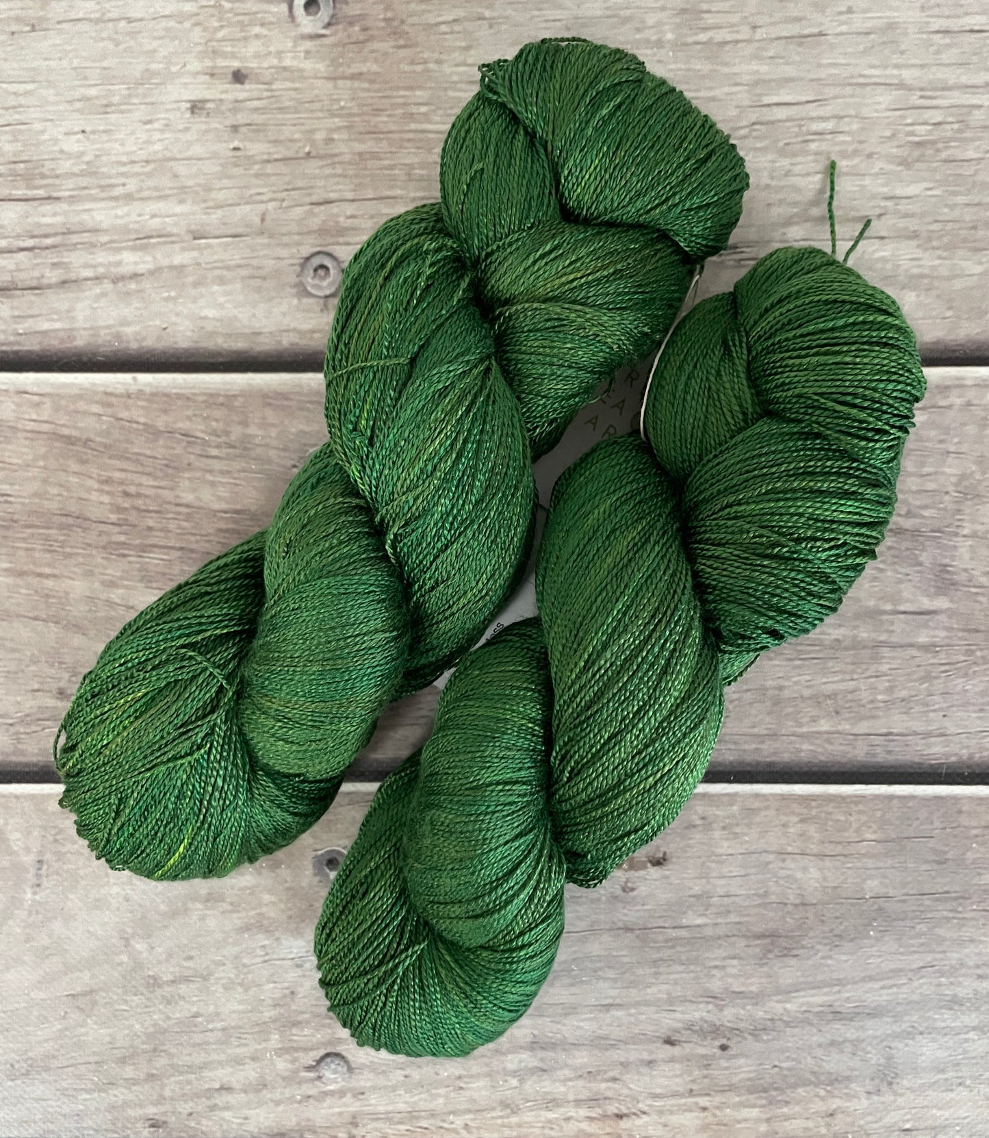 Forest Moss - 4 ply silk  - Ginseng f