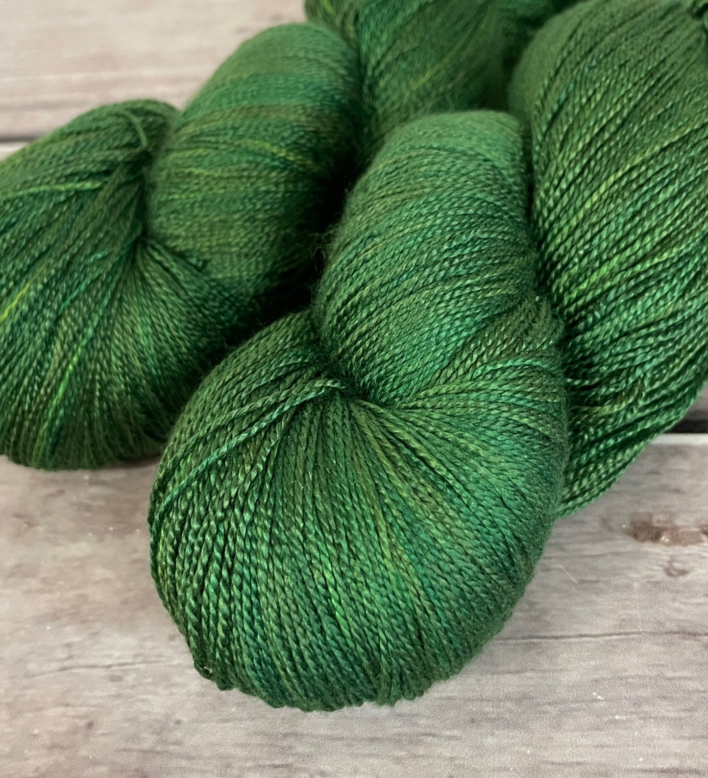 Forest Moss - 4 ply silk  - Ginseng f