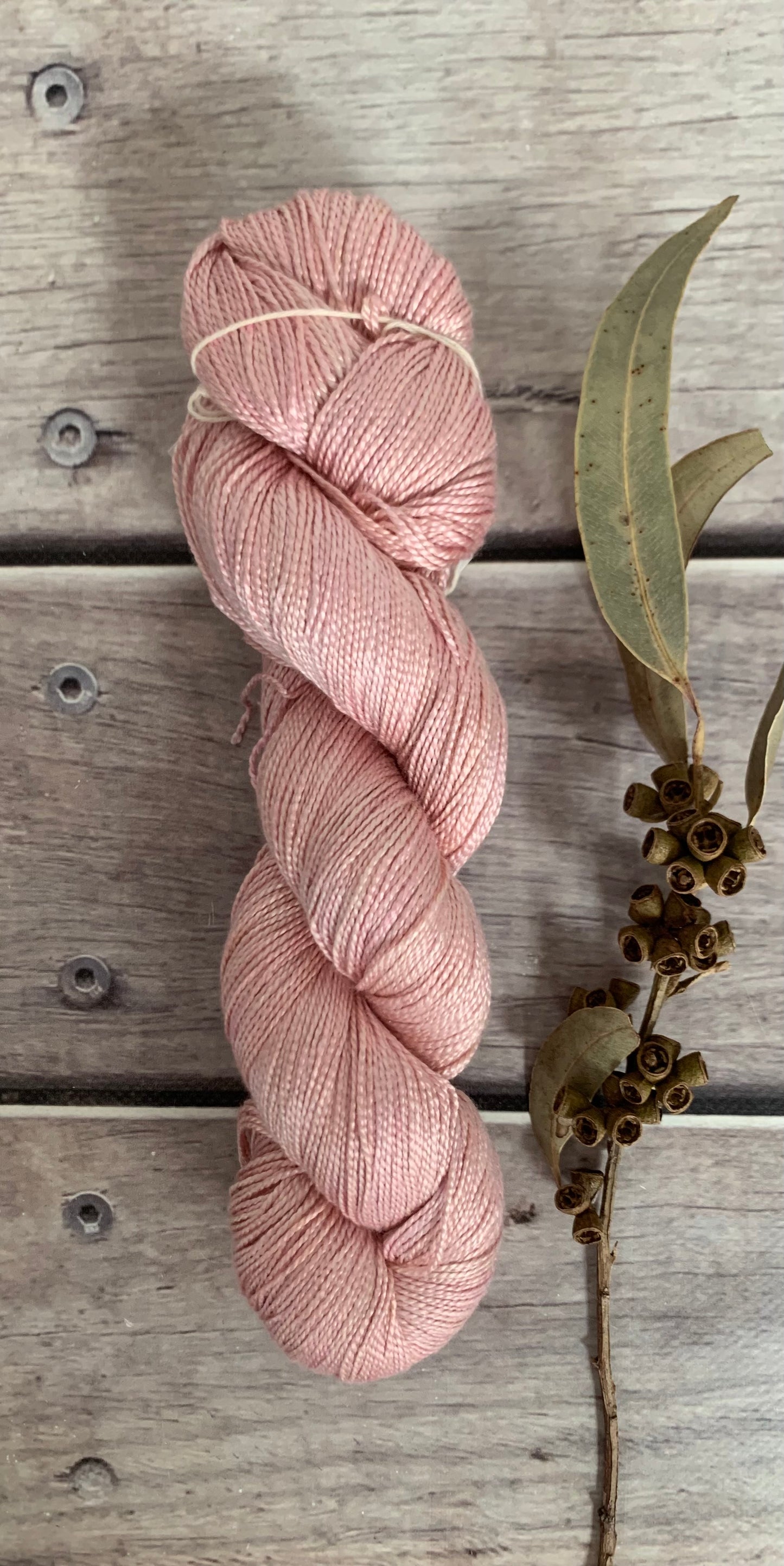 Rose Gold - 4 ply in pure Mulberry silk - Ginseng f