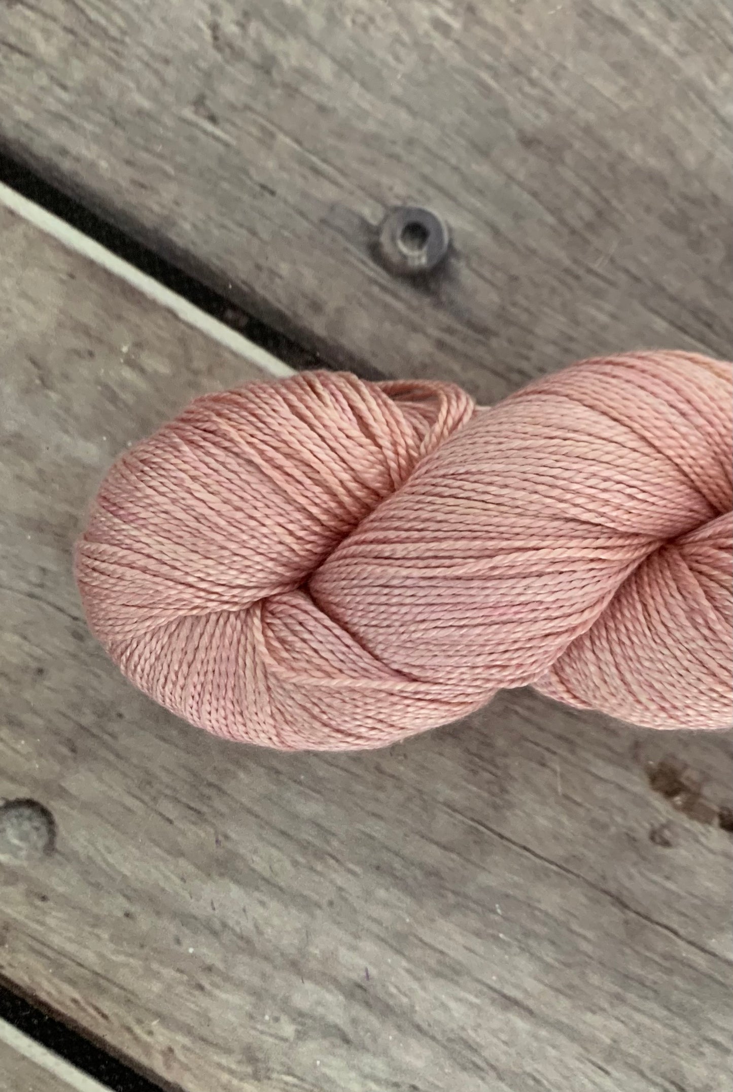 Rose Gold - 4 ply in pure Mulberry silk - Ginseng f