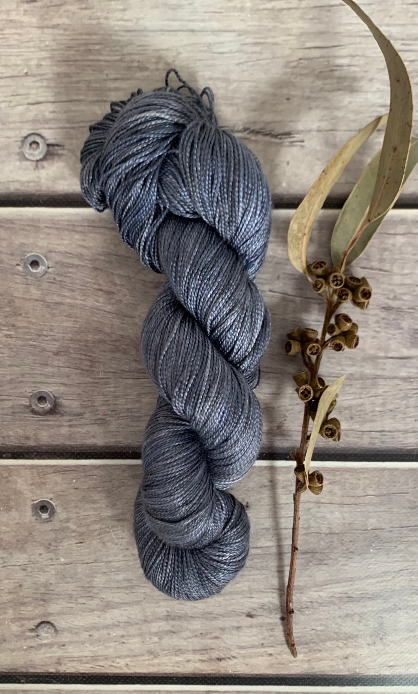 Organza Skirt - 4 ply in Mulberry silk - Ginseng f