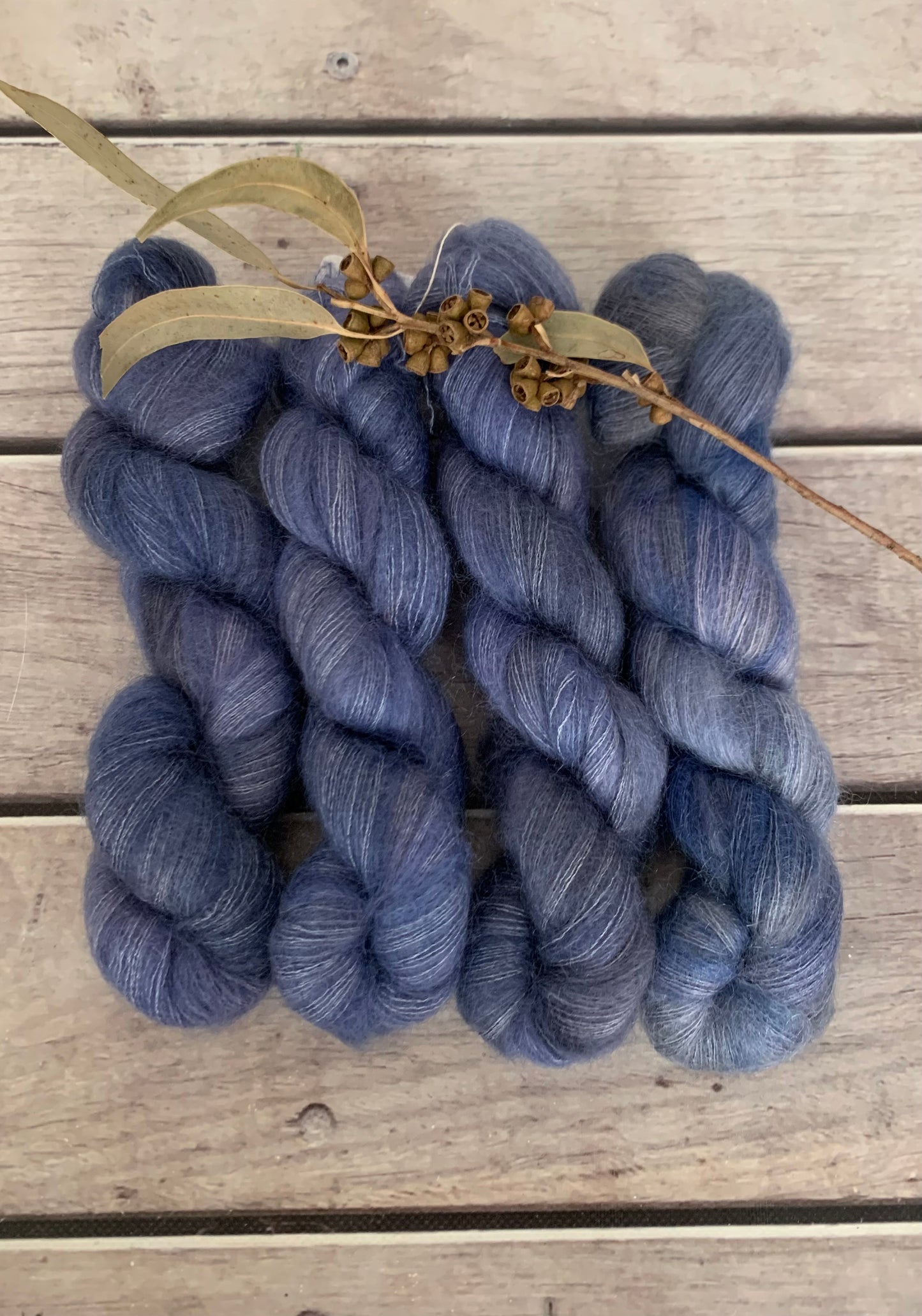 Organza Skirt - on Shui Yun - Silk and Mohair - lace, 2 ply