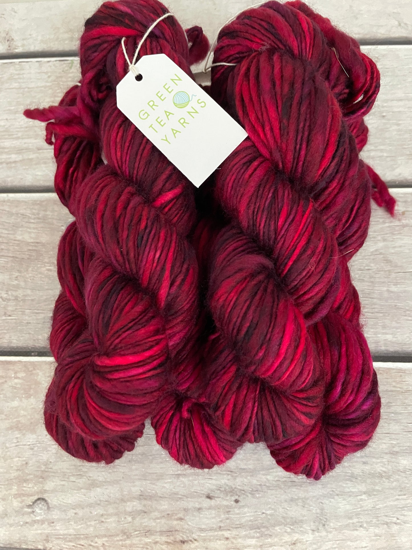 Be Mine- 12 Ply sw merino singles - Guava