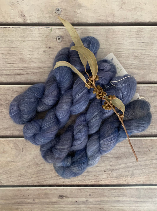 Organza Skirt - on Shui Yun - Silk and Mohair - lace, 2 ply