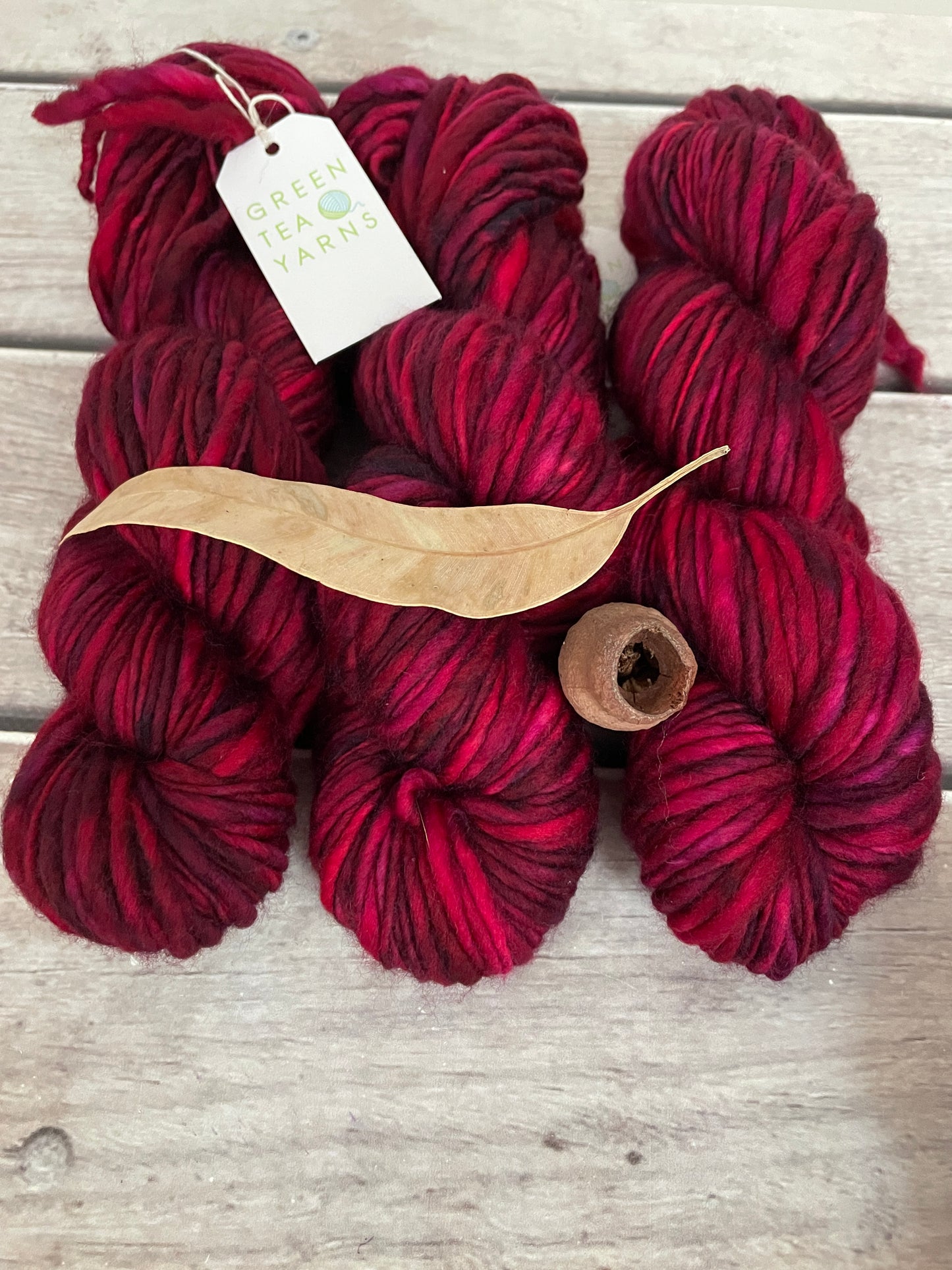 Be Mine- 12 Ply sw merino singles - Guava
