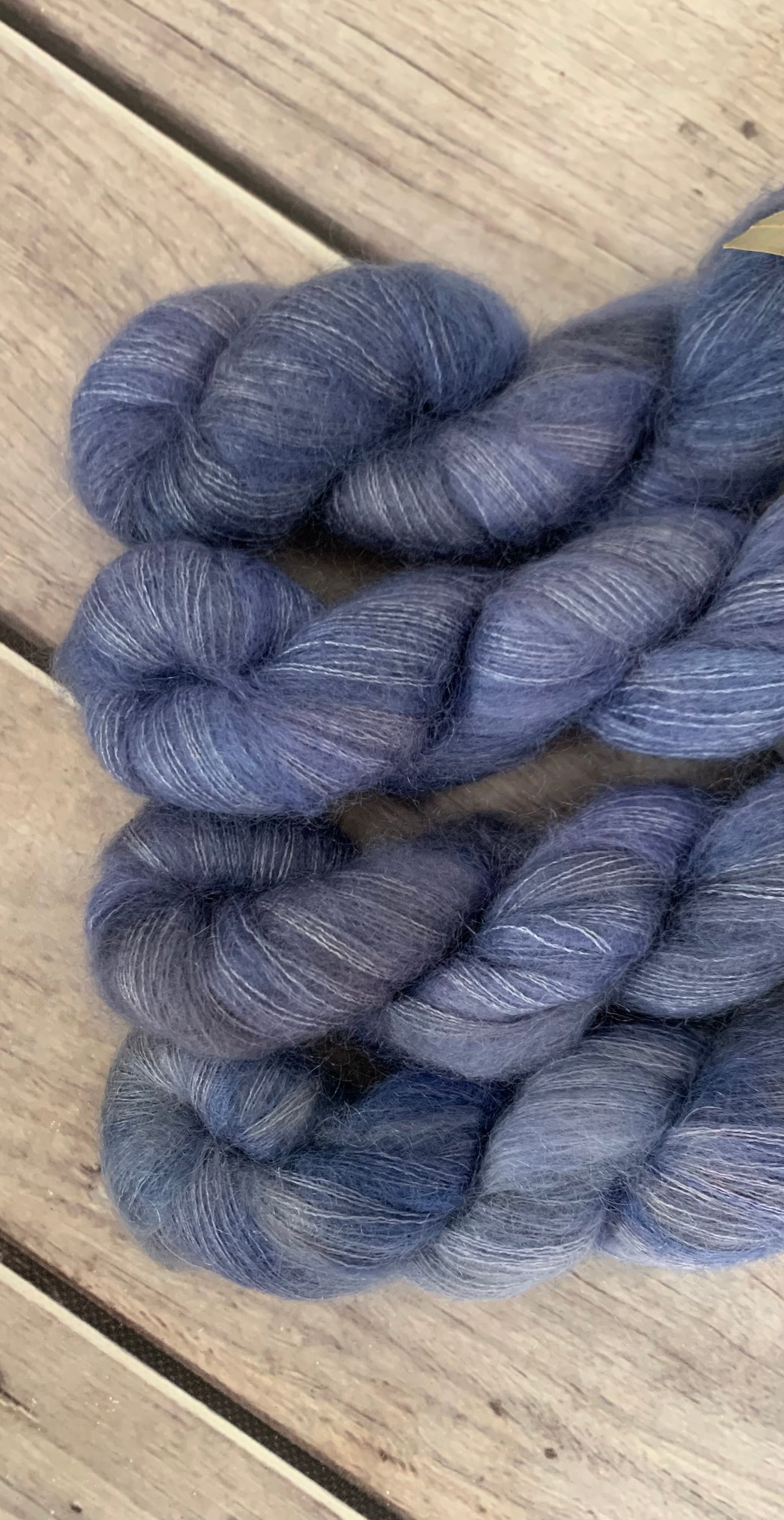 Organza Skirt - on Shui Yun - Silk and Mohair - lace, 2 ply