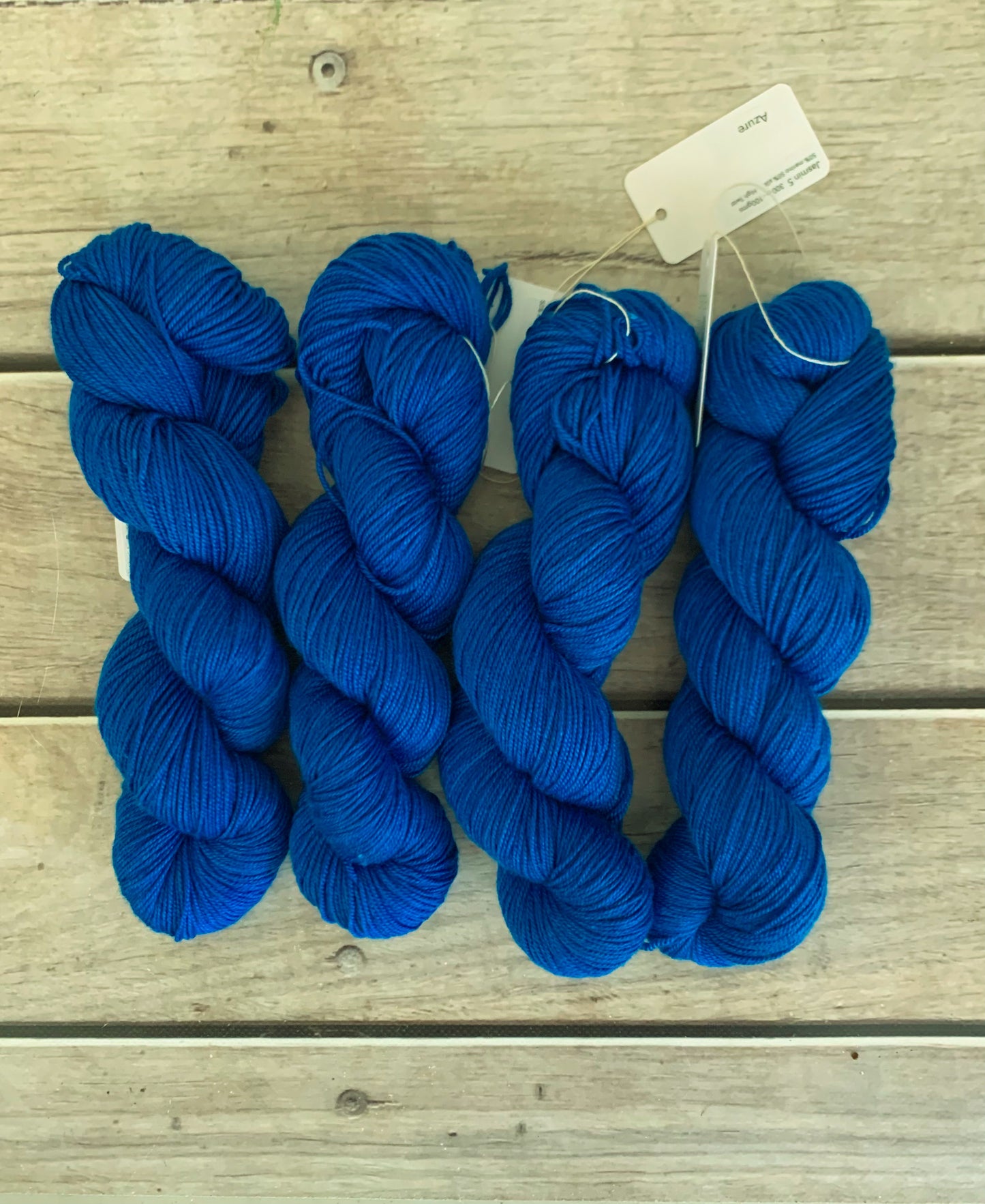 Azure Blue - 5 ply silk and merino - Jasmine 5