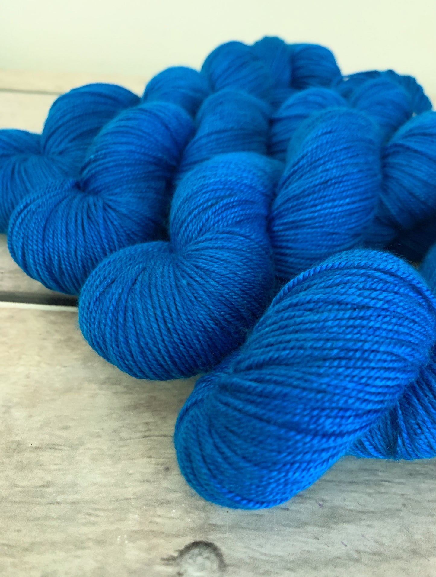 Azure Blue - 5 ply silk and merino - Jasmine 5
