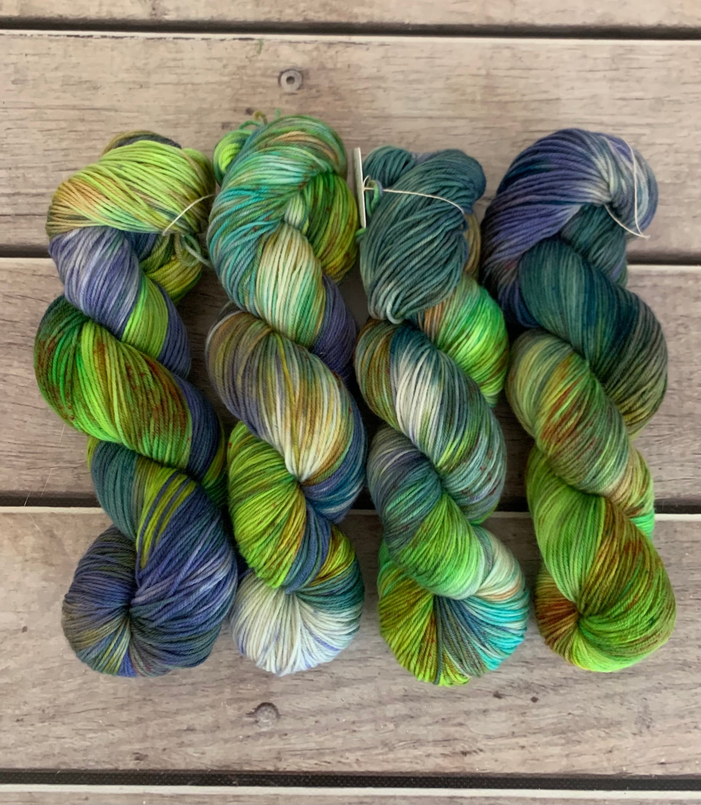 Summer Trip ooak - sock yarn in merino and nylon - Darjeeling 4