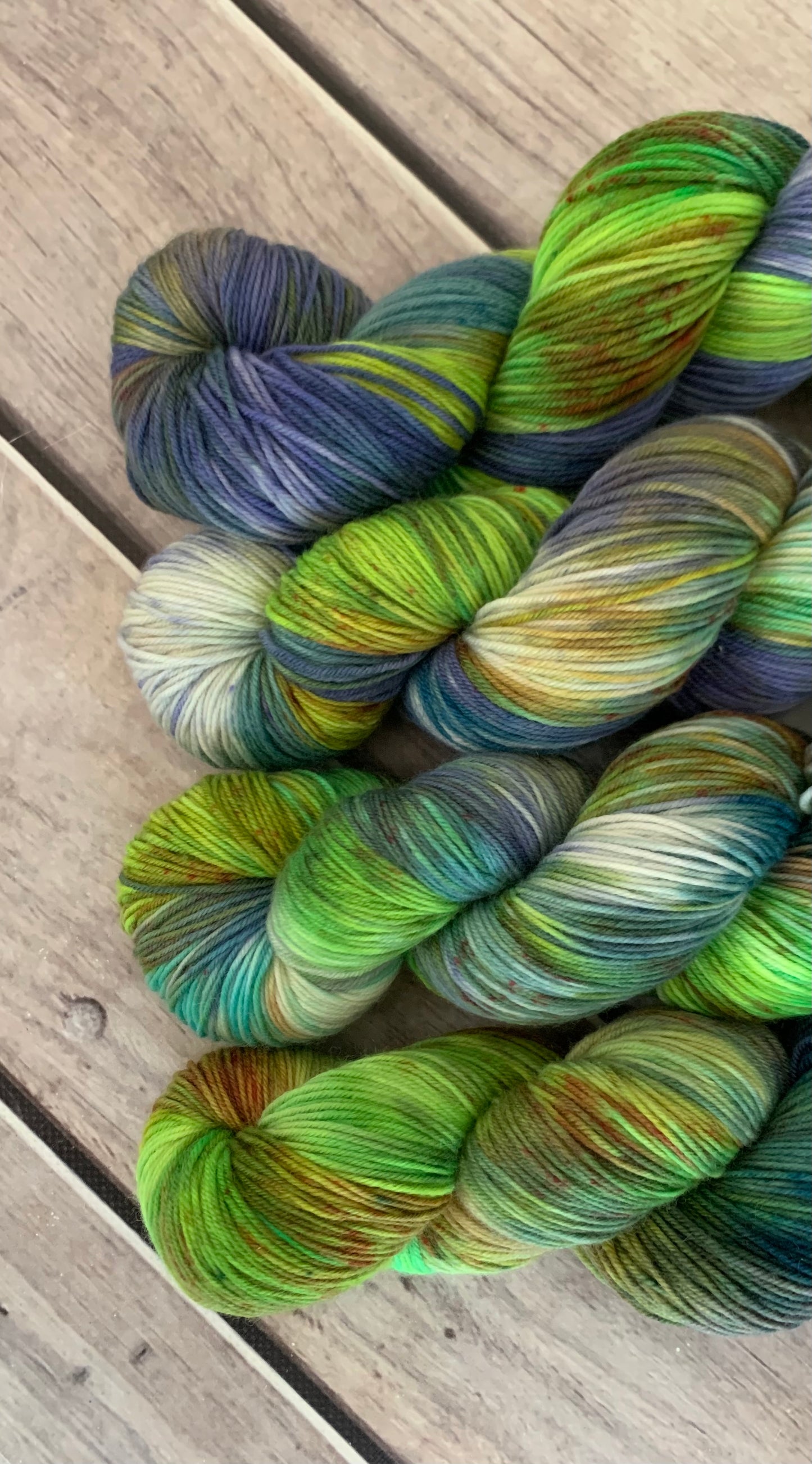 Summer Trip ooak - sock yarn in merino and nylon - Darjeeling 4