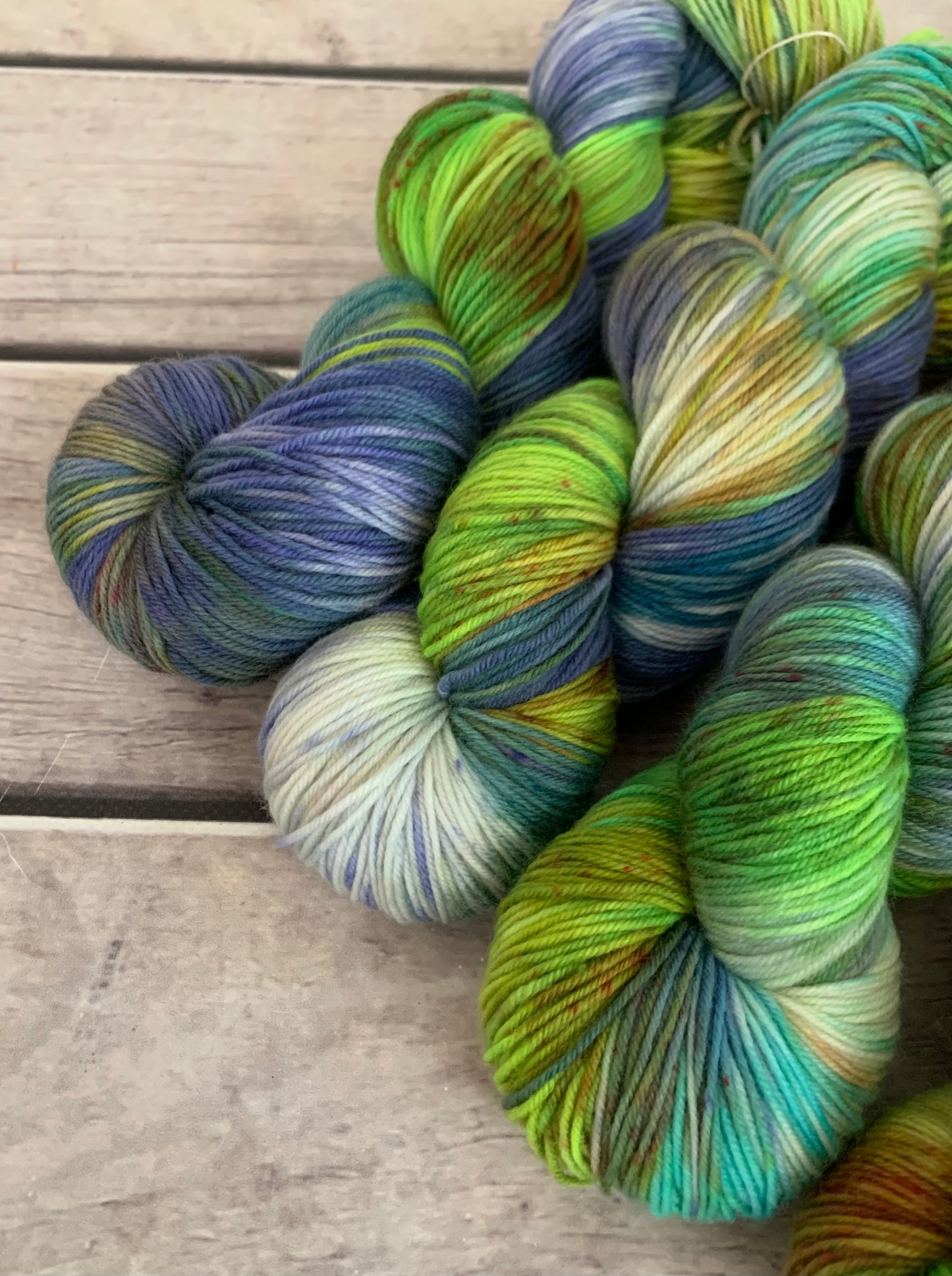 Summer Trip ooak - sock yarn in merino and nylon - Darjeeling 4