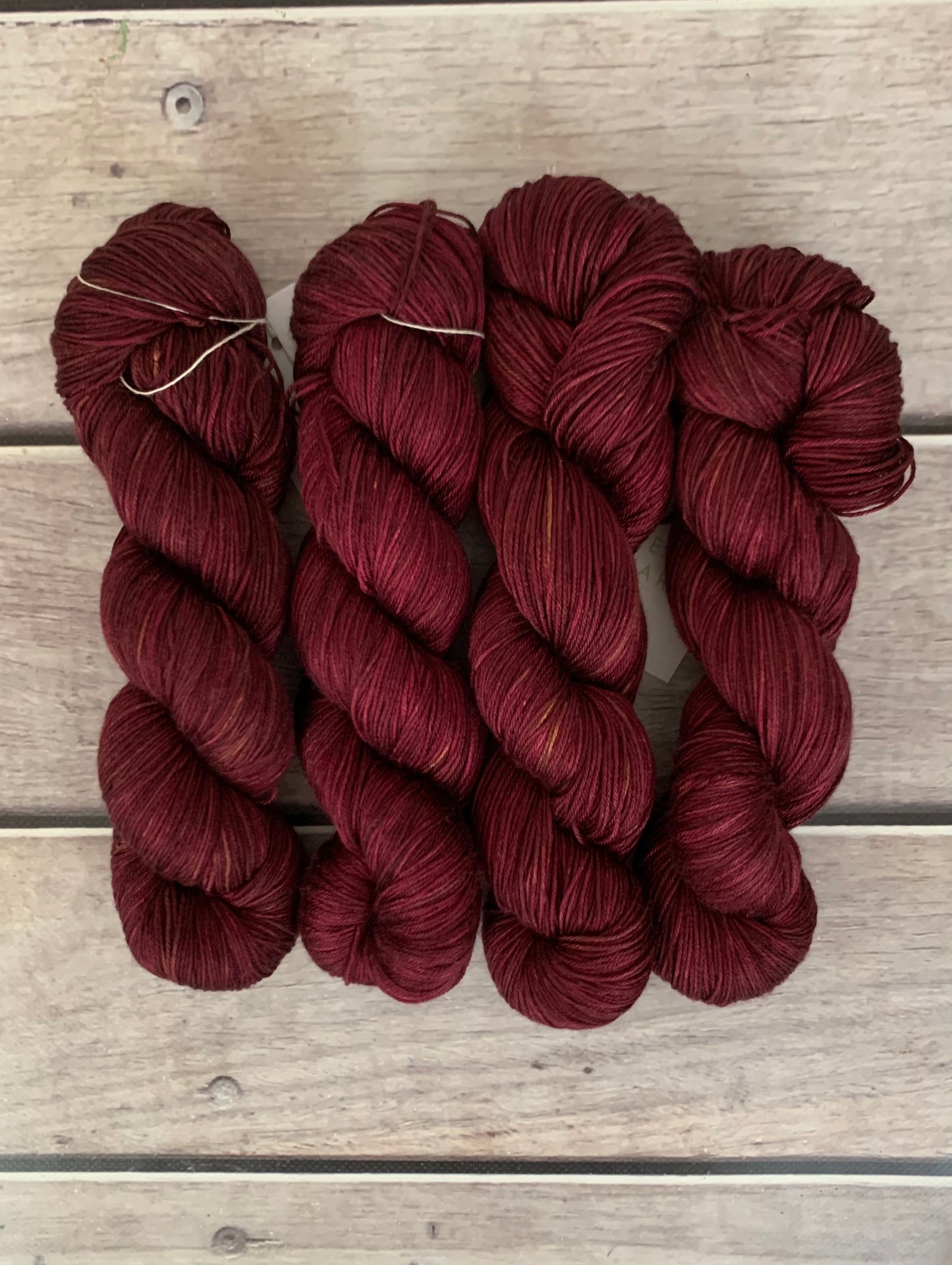 Bitter Pill - ooak - 4 ply in Mulberry silk - Pekoe f