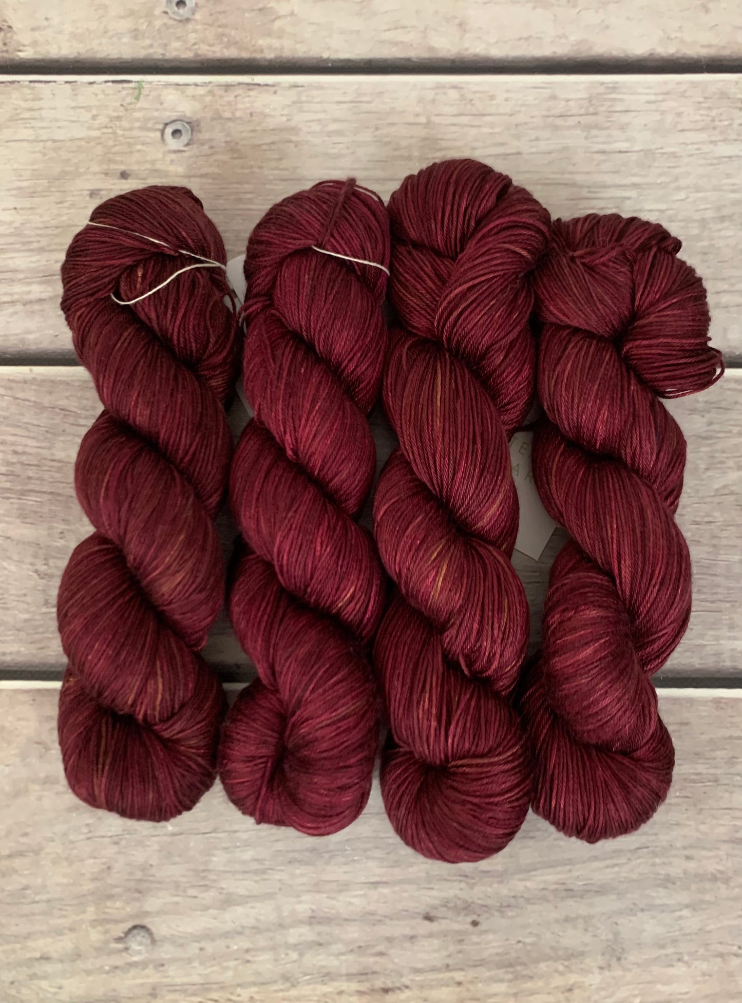 Bitter Pill - ooak - 4 ply in Mulberry silk - Pekoe f