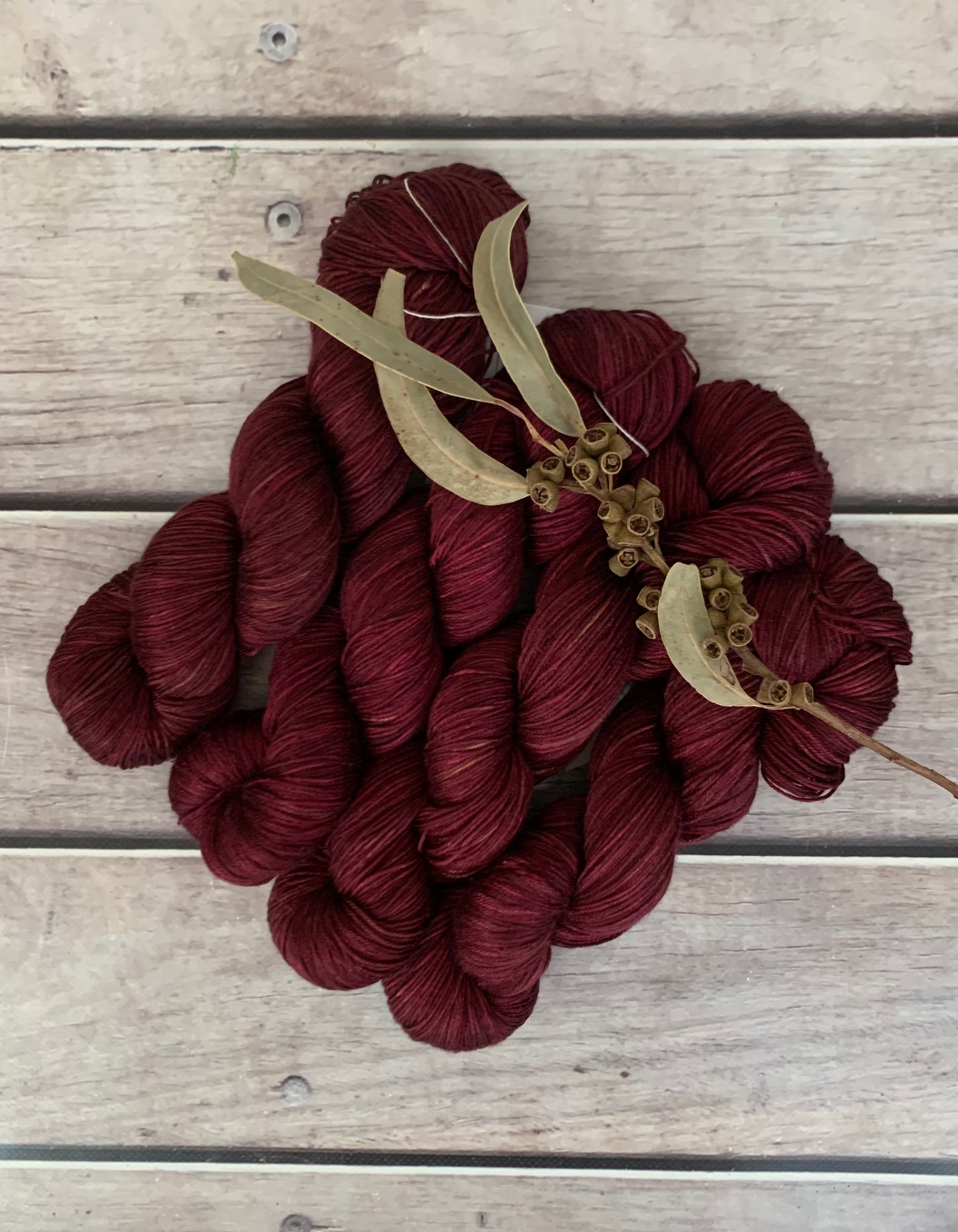 Bitter Pill - ooak - 4 ply in Mulberry silk - Pekoe f