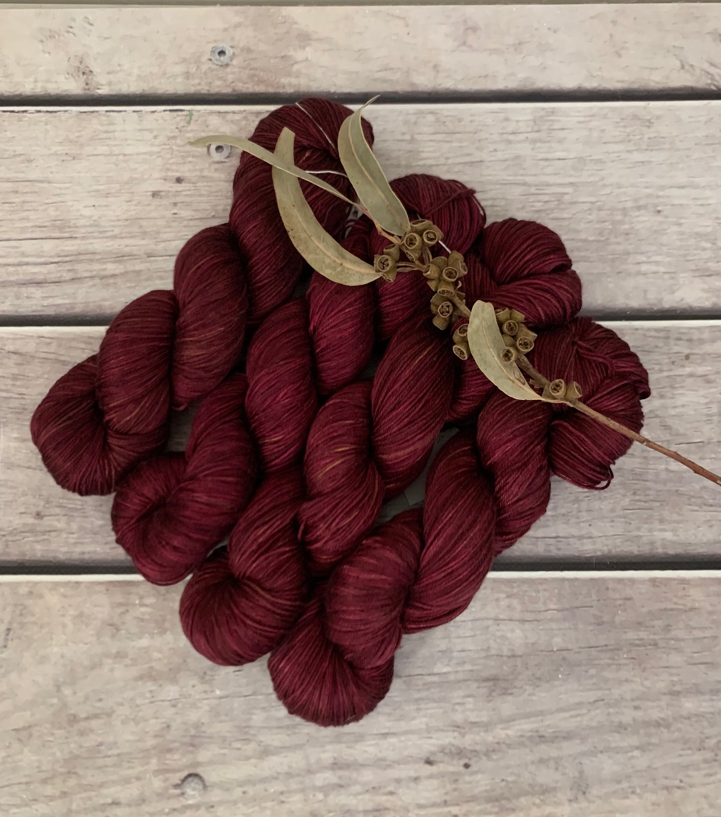 Bitter Pill - ooak - 4 ply in Mulberry silk - Pekoe f
