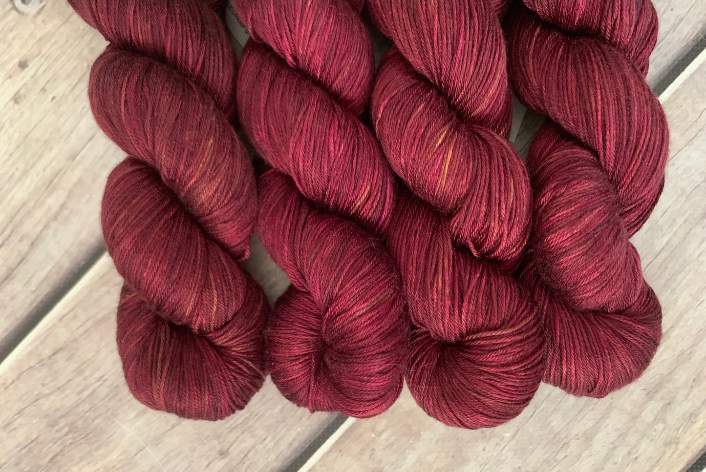 Bitter Pill - ooak - 4 ply in Mulberry silk - Pekoe f