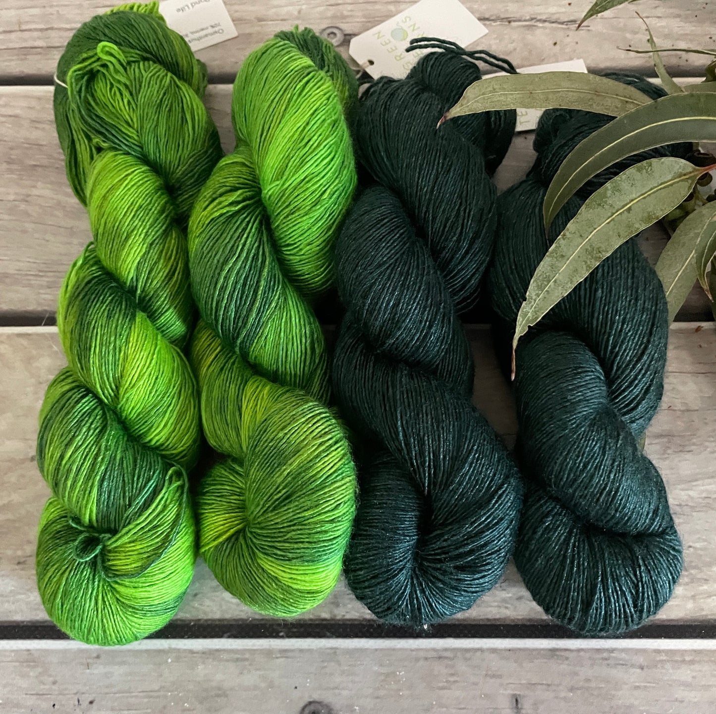 Green Tea Yarns and Go Go Dynamo Kits