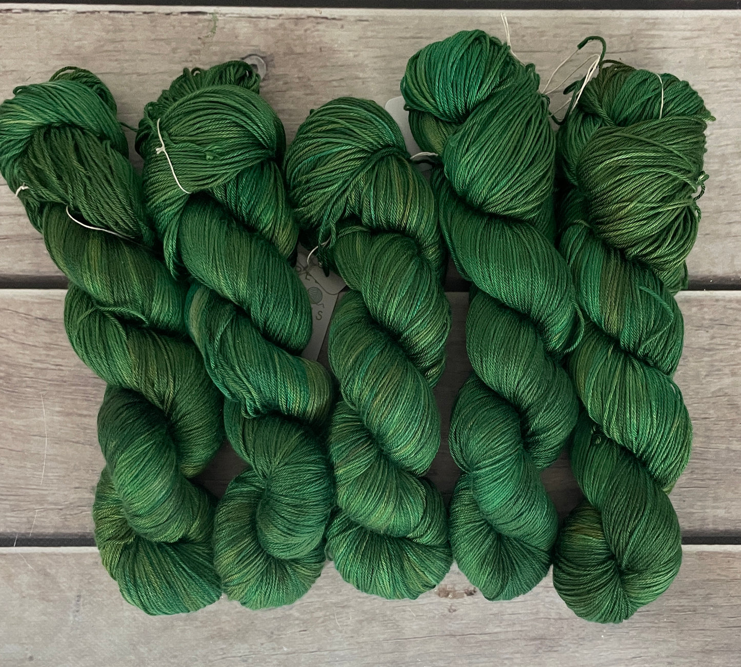 Forest Moss - 4 ply in Mulberry silk - Pekoe f