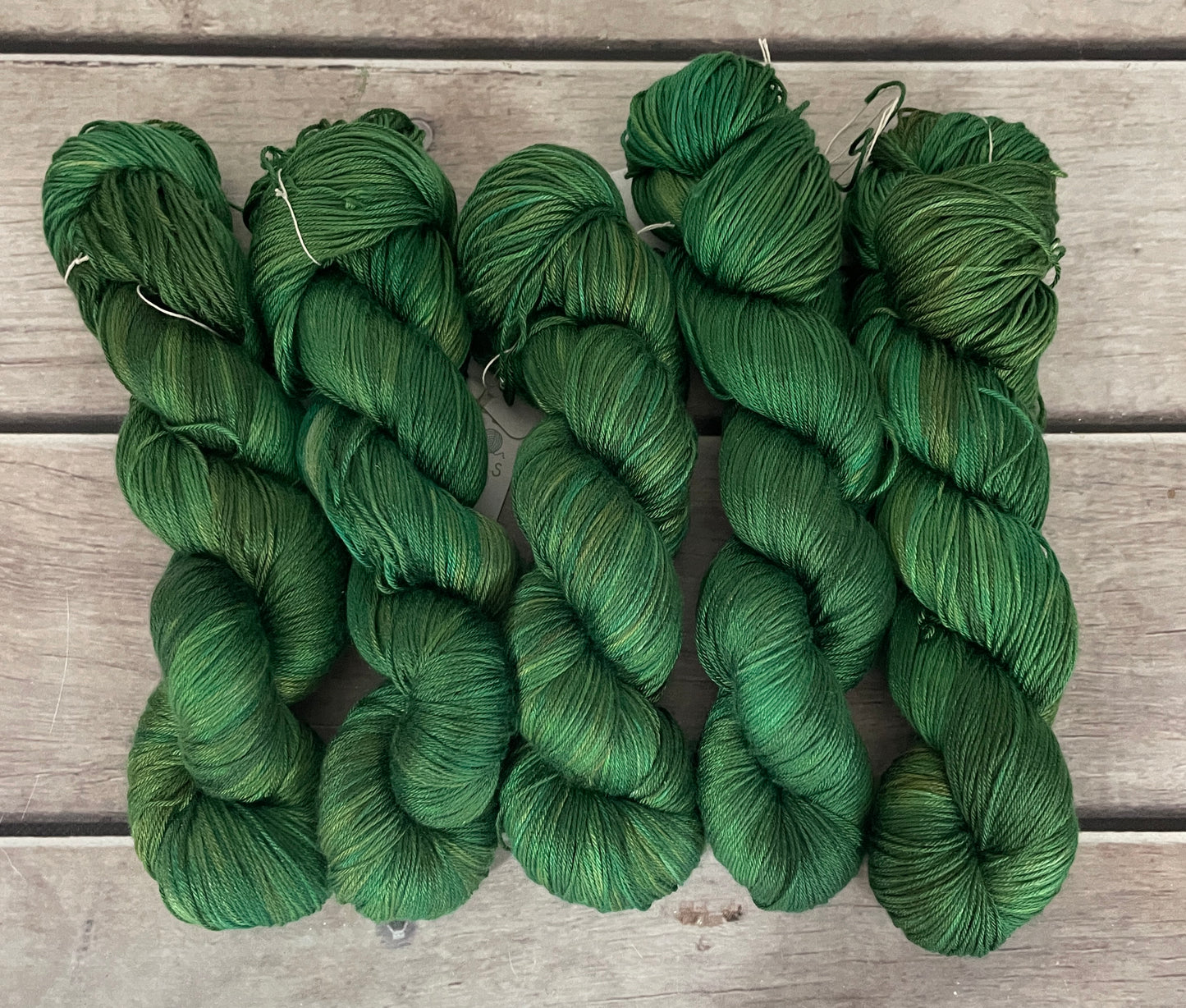 Forest Moss - 4 ply in Mulberry silk - Pekoe f