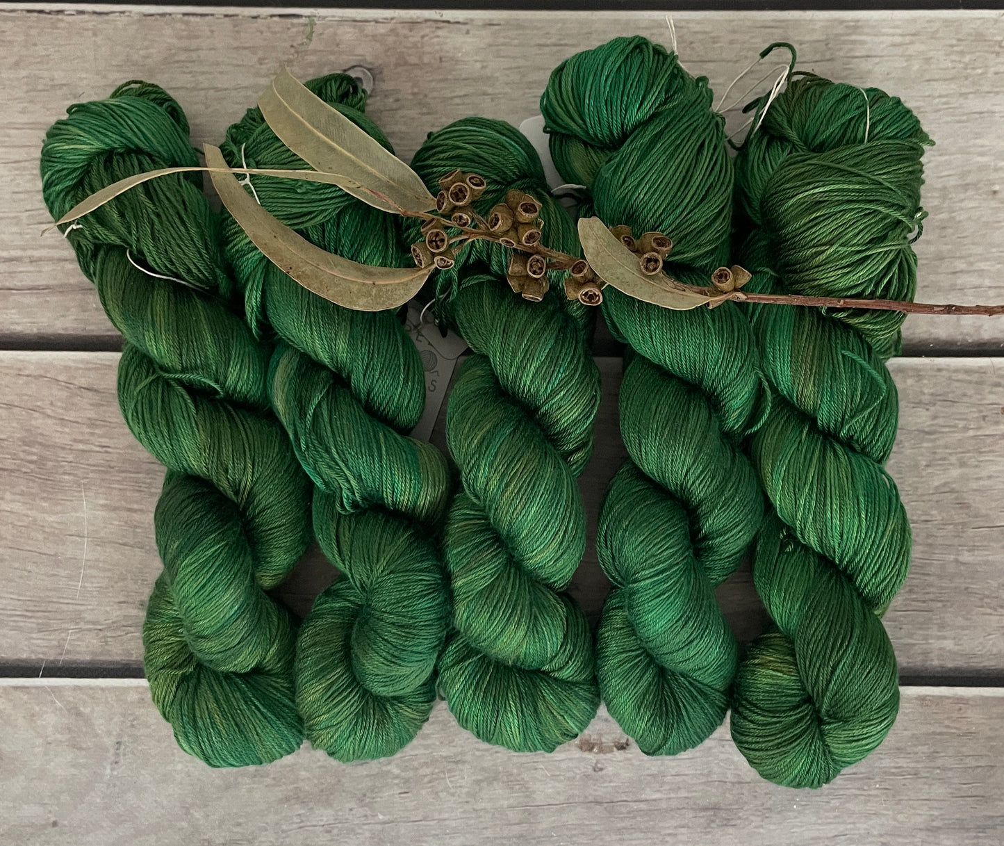 Forest Moss - 4 ply in Mulberry silk - Pekoe f