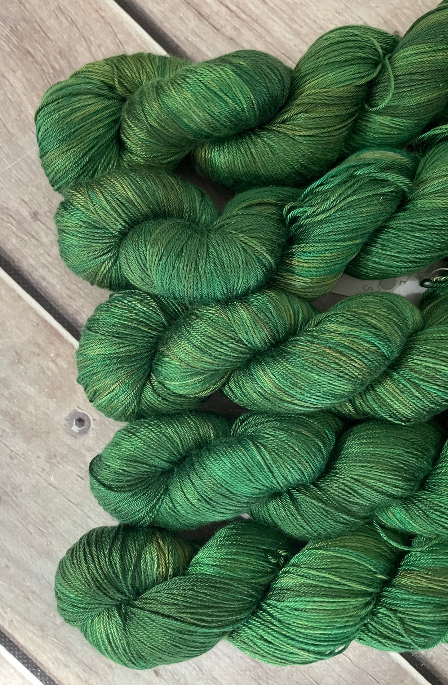 Forest Moss - 4 ply in Mulberry silk - Pekoe f