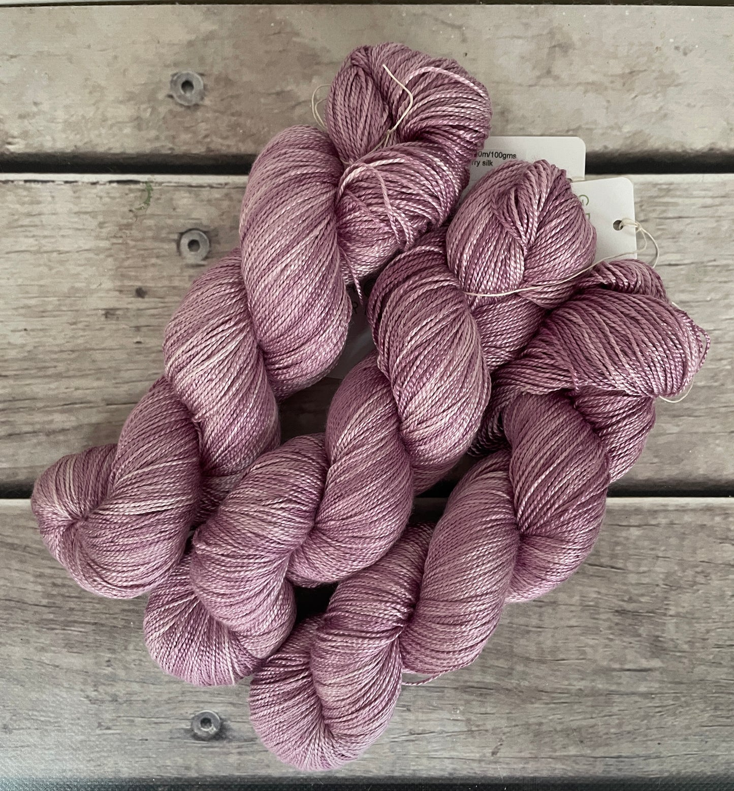 Tea Rose - 4 ply in Mulberry silk - Ginseng f