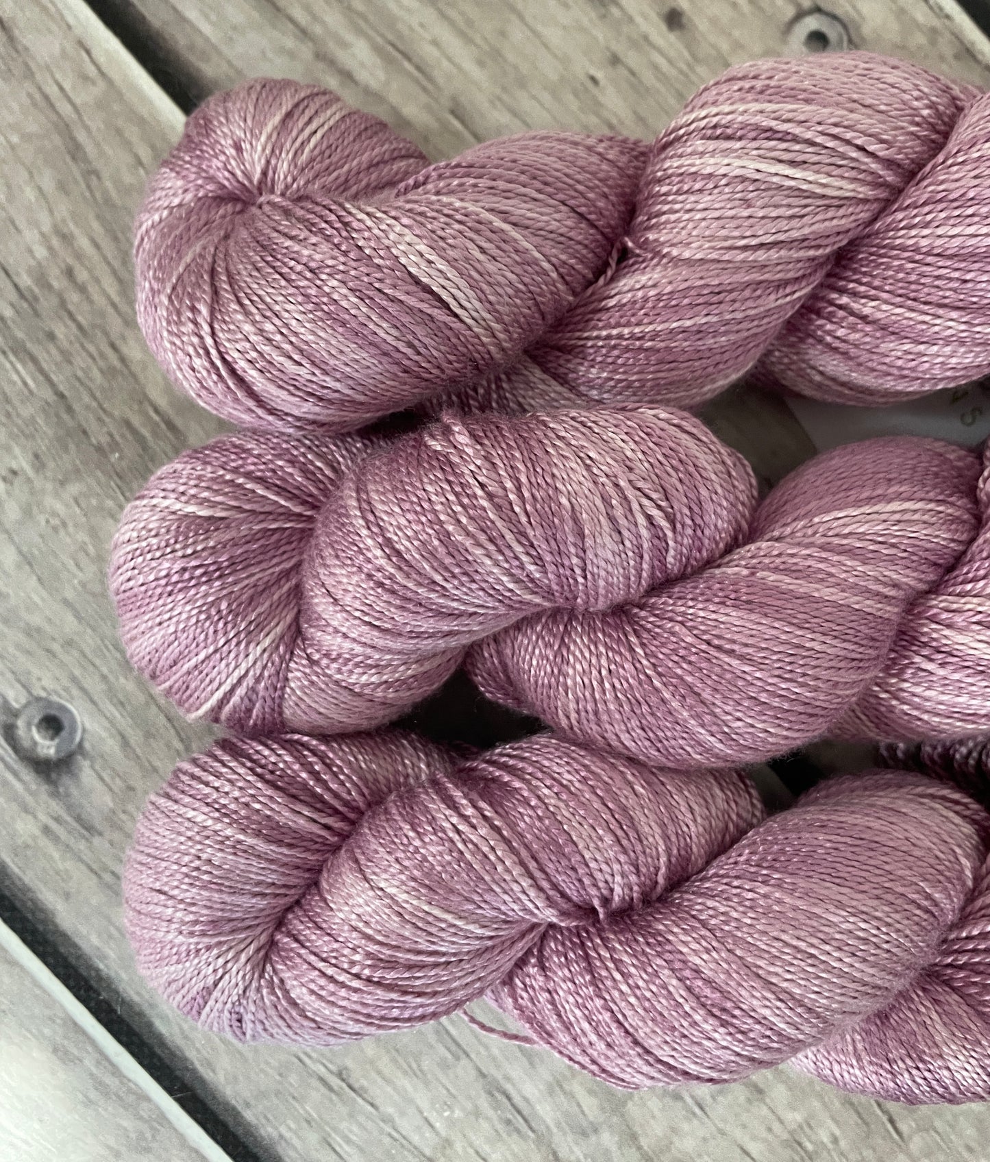 Tea Rose - 4 ply in Mulberry silk - Ginseng f