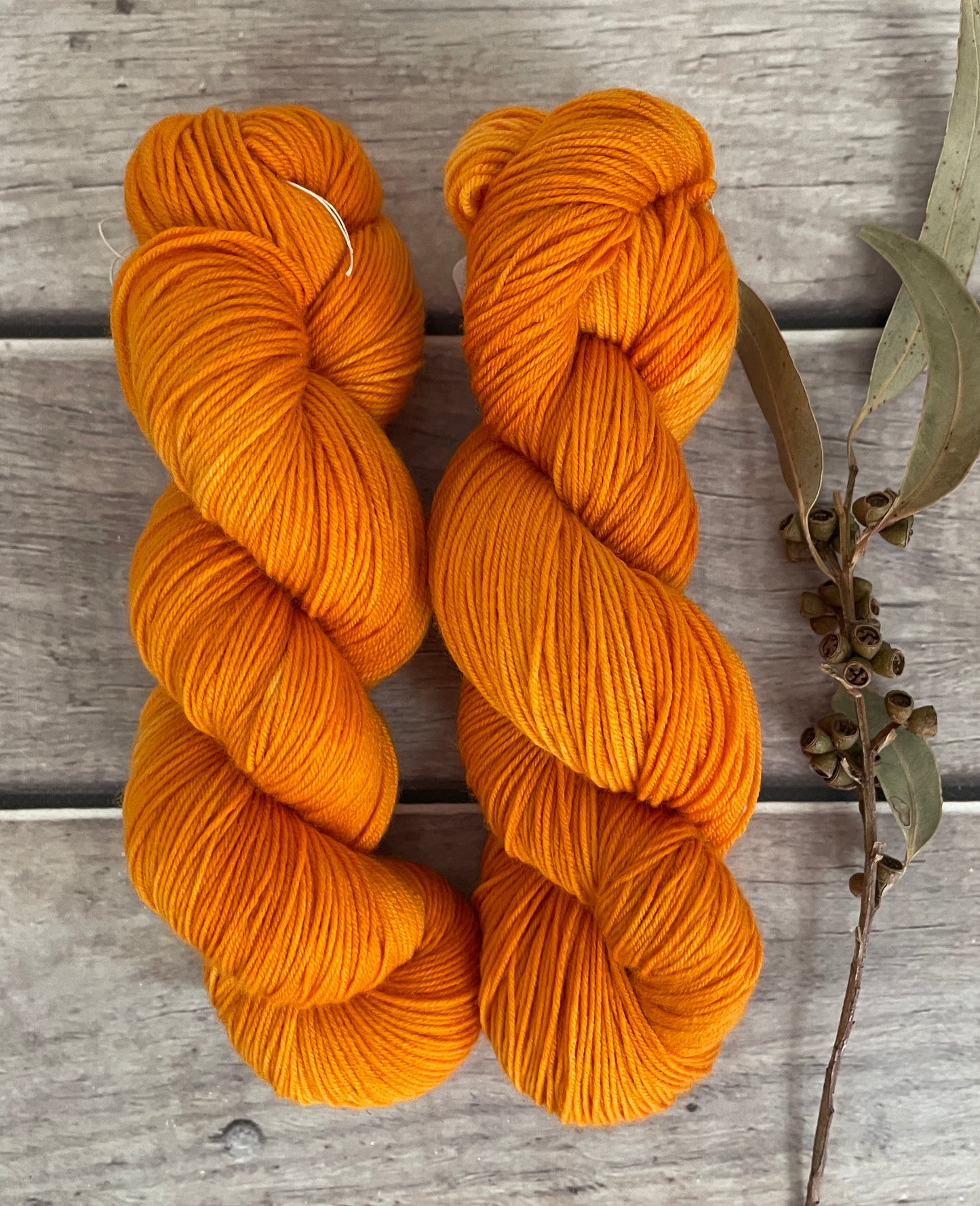 The Orange - 4 ply merino/nylon sock yarn - Darjeeling f