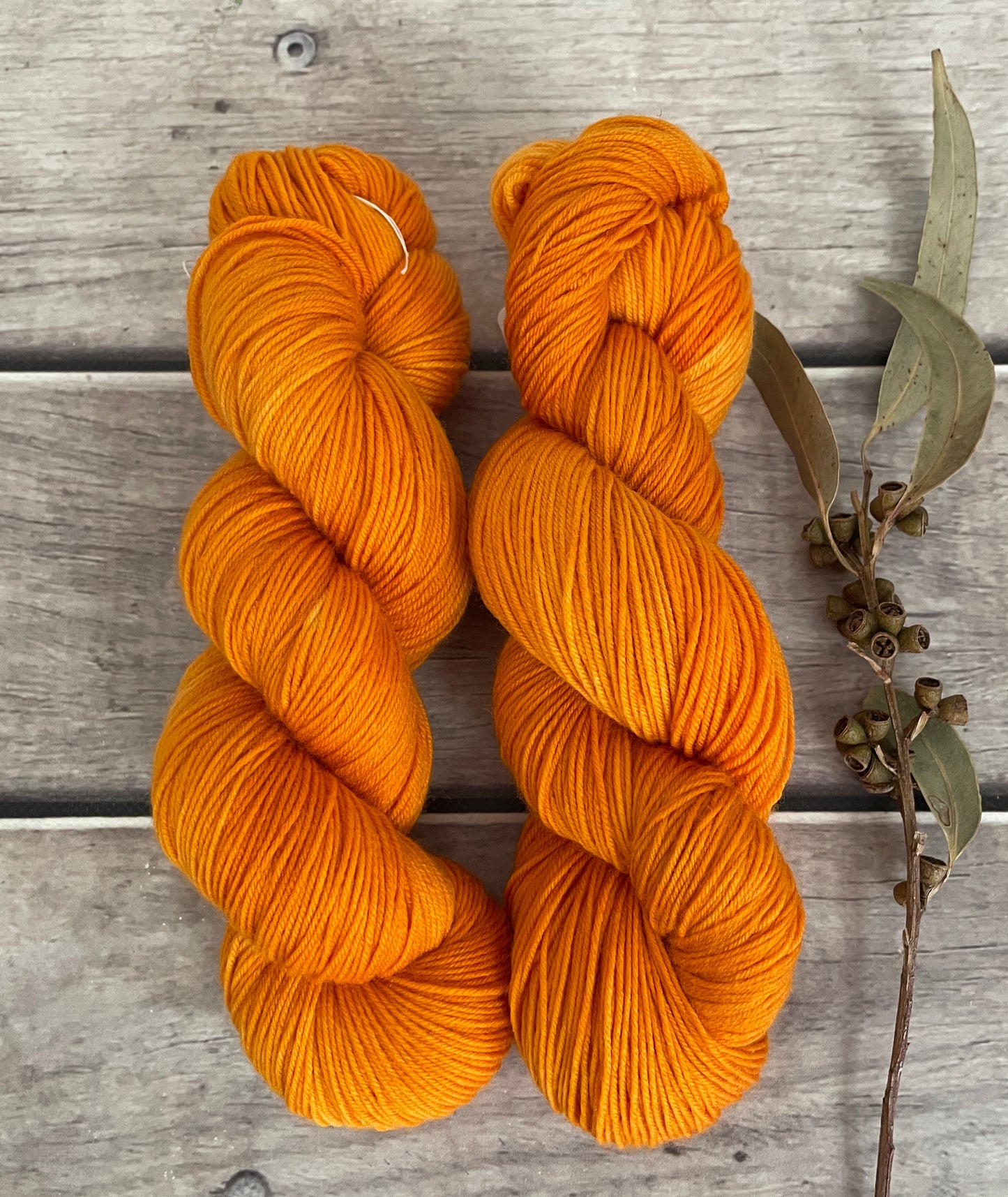 The Orange - 4 ply merino/nylon sock yarn - Darjeeling f
