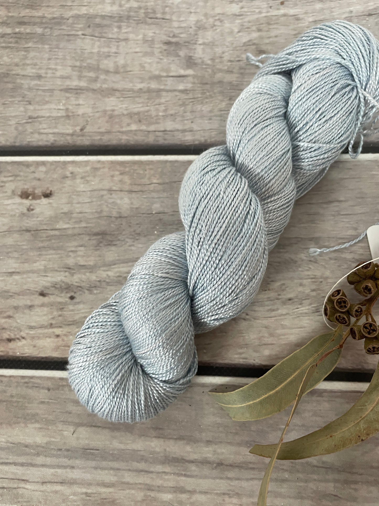 Ice Blue - 4 ply silk  - Ginseng f