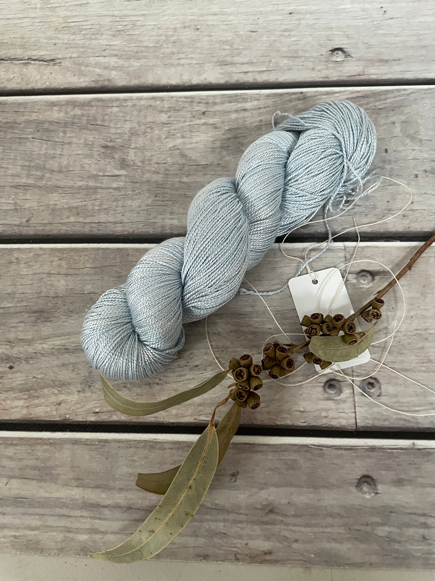 Ice Blue - 4 ply silk  - Ginseng f