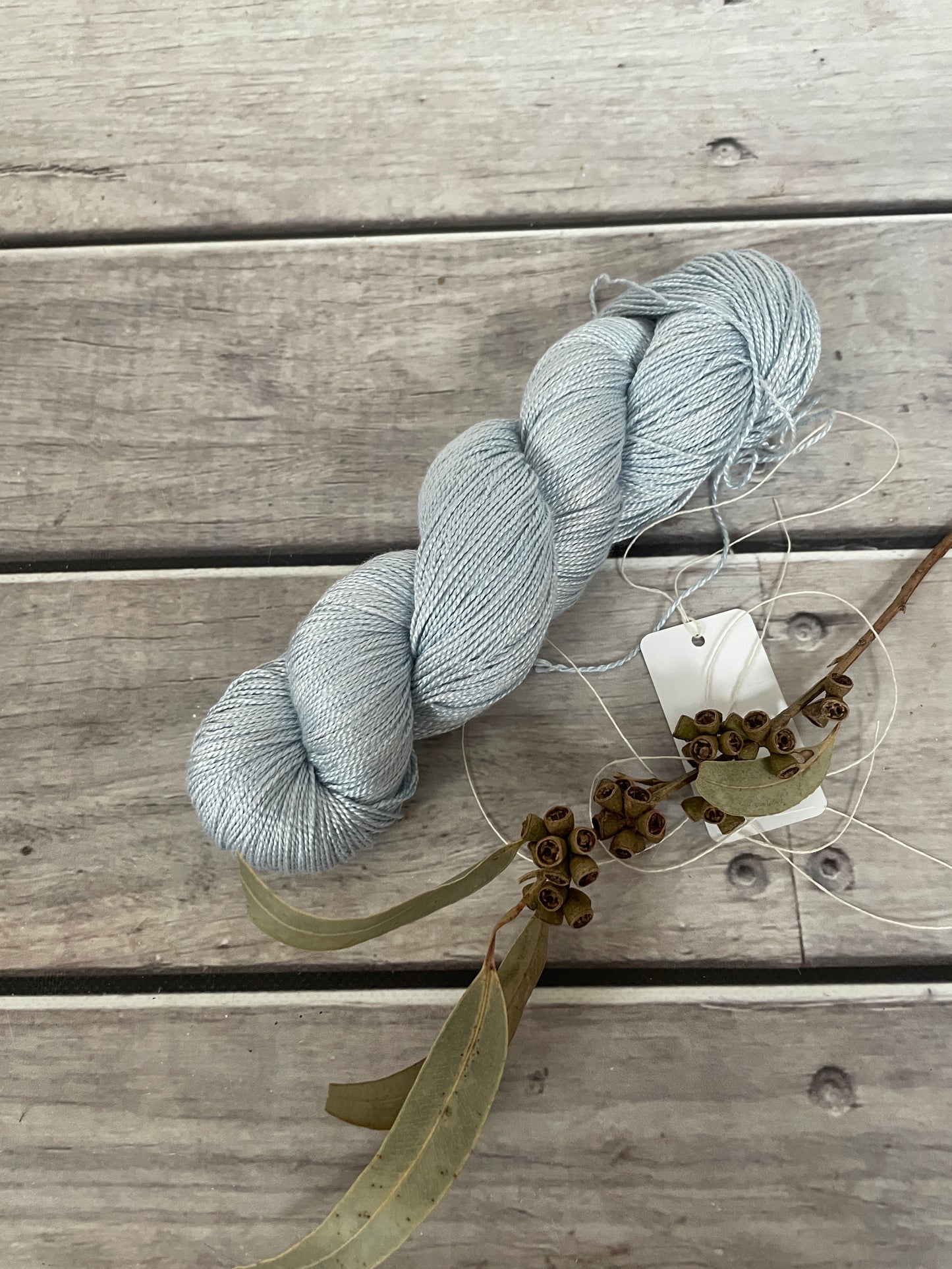 Ice Blue - 4 ply silk  - Ginseng f