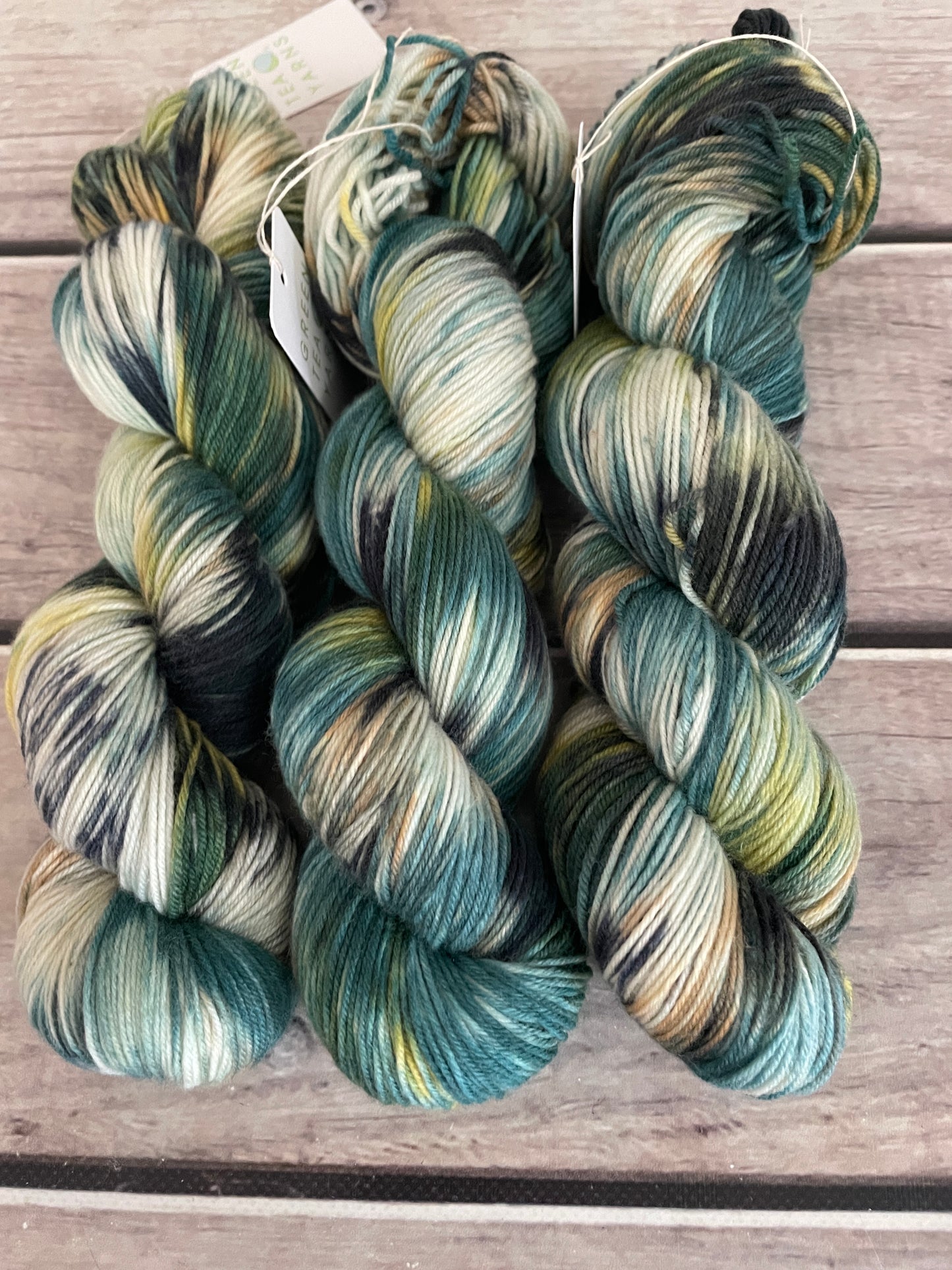 Inclement Weather ooak - 4 ply merino/ nylon sock yarn- Darjeeling