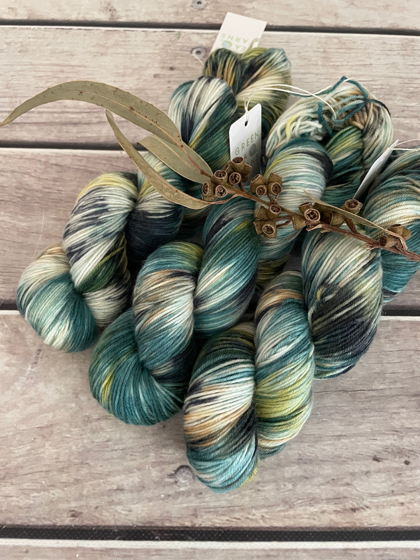 Inclement Weather ooak - 4 ply merino/ nylon sock yarn- Darjeeling