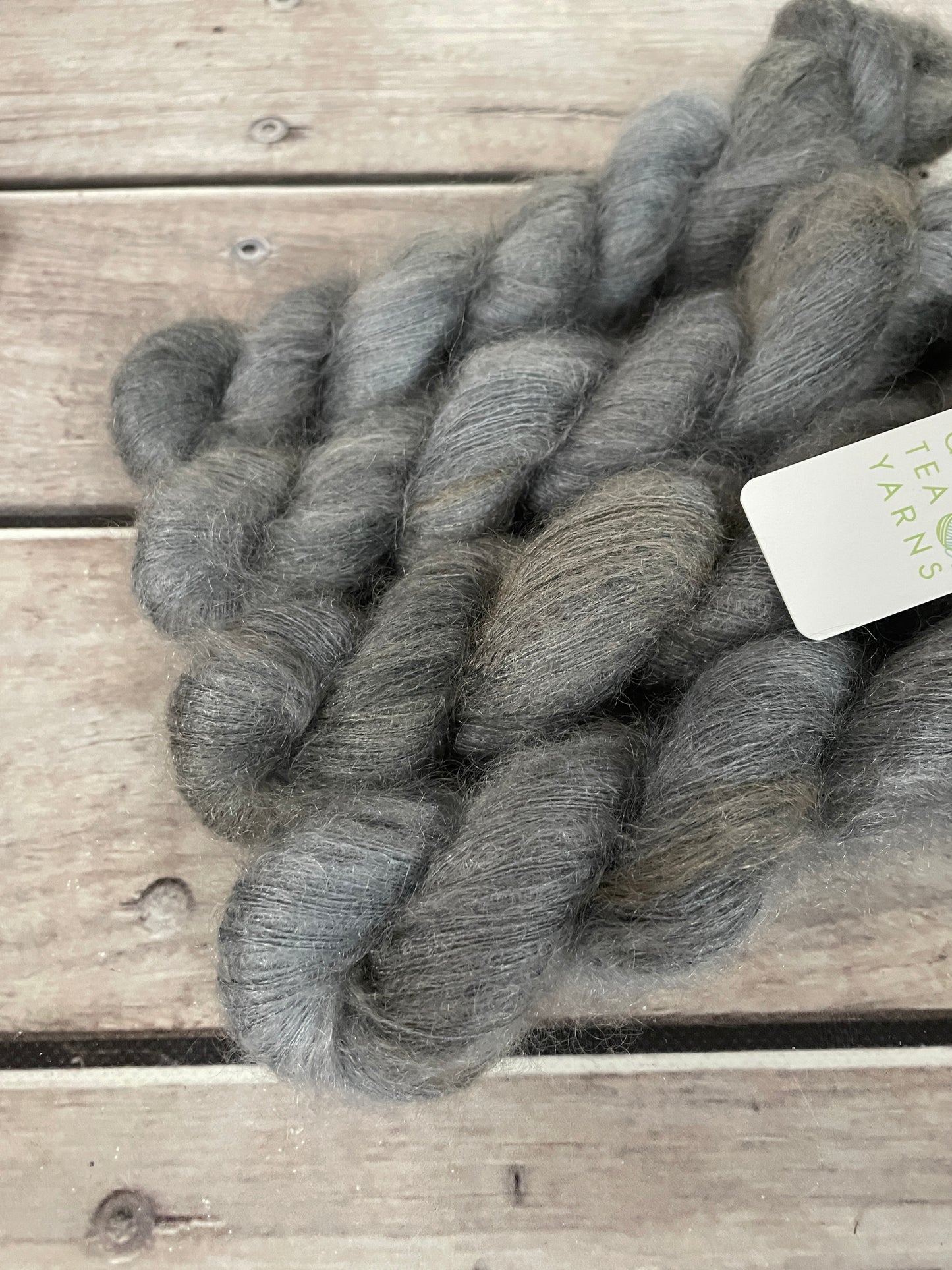 May's Grey on ShuiYun - 2 ply lace in Mohair and silk