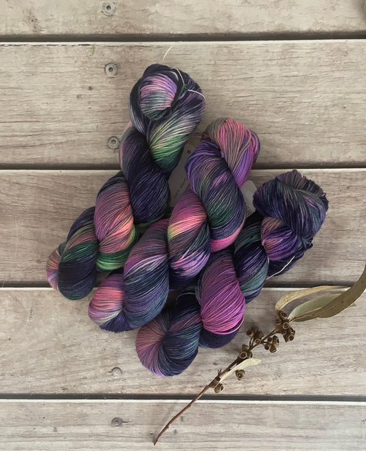 Gum Drops ooak - sock yarn in merino and nylon - Darjeeling 4