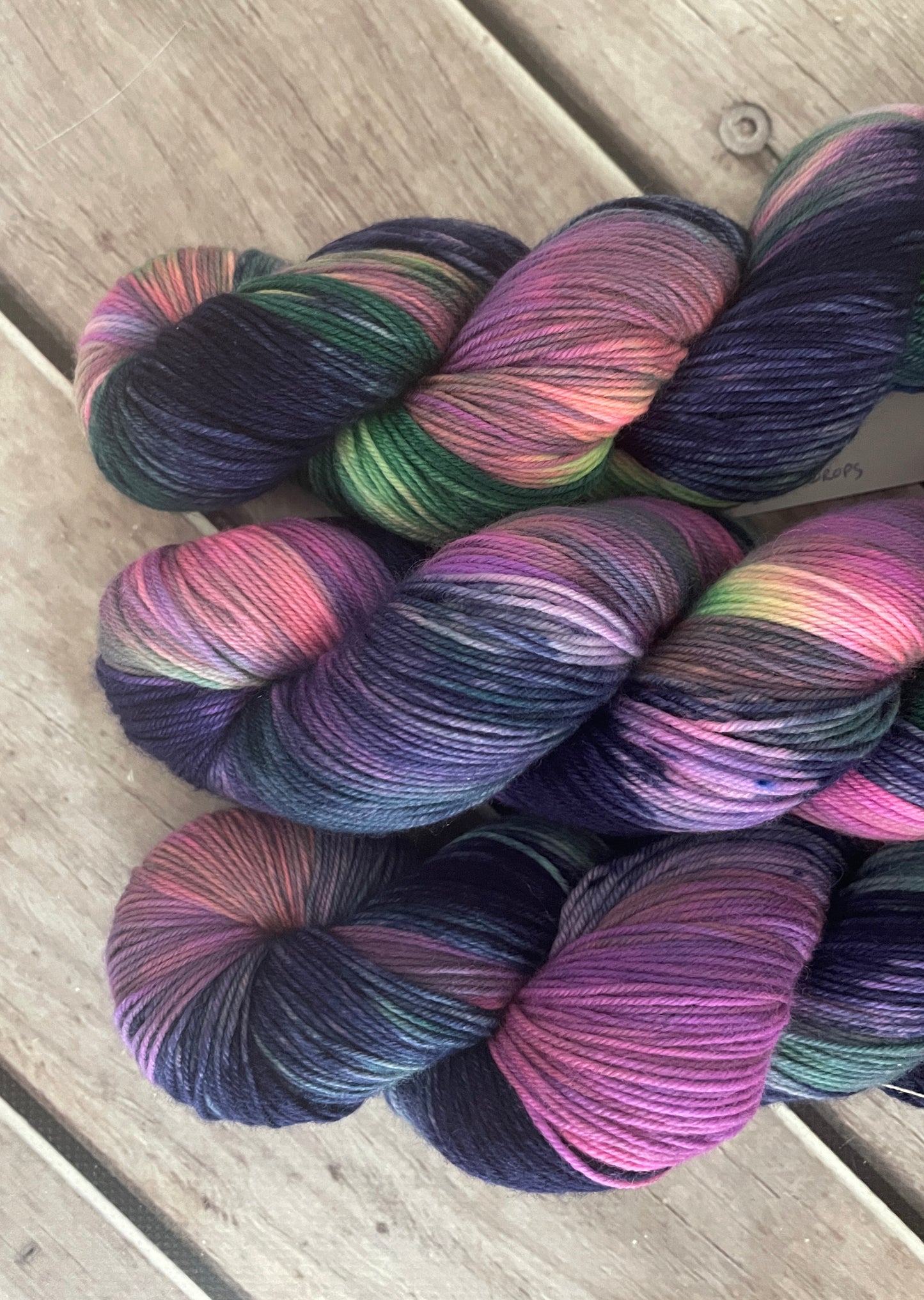 Gum Drops ooak - sock yarn in merino and nylon - Darjeeling 4