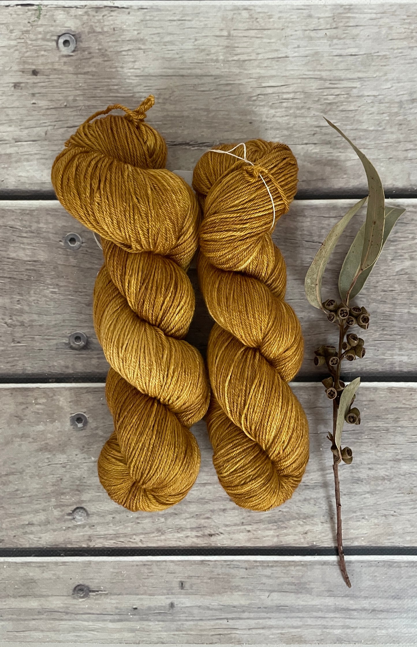 Golden Mustard - Merino/silk - 4 Ply - Jasmine
