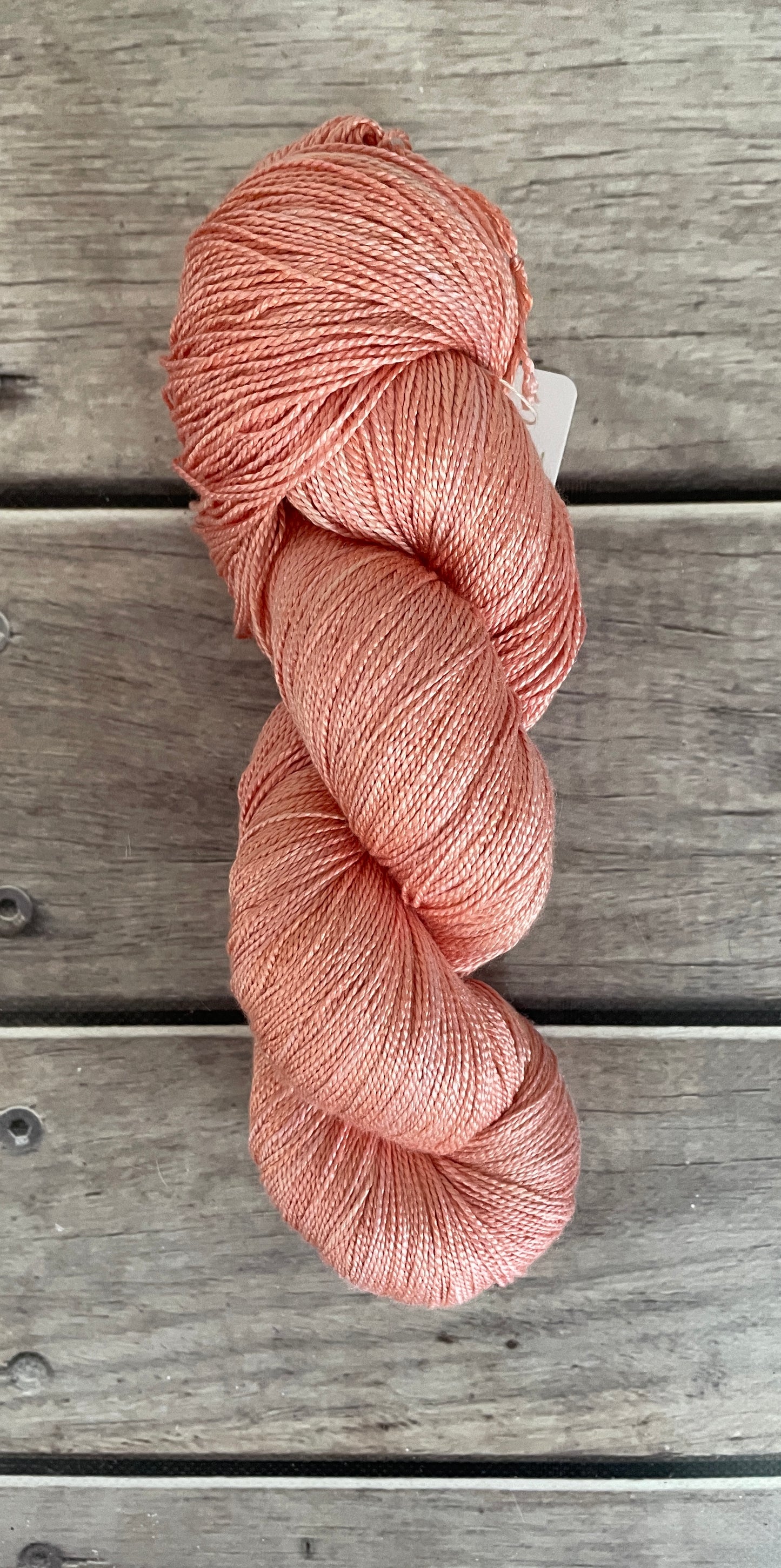 Flamingoes - 4 ply Mulberry silk - Ginseng f