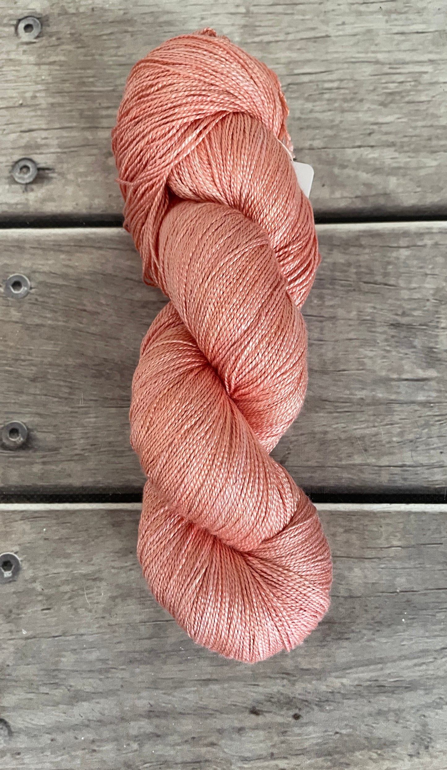 Flamingoes - 4 ply Mulberry silk - Ginseng f