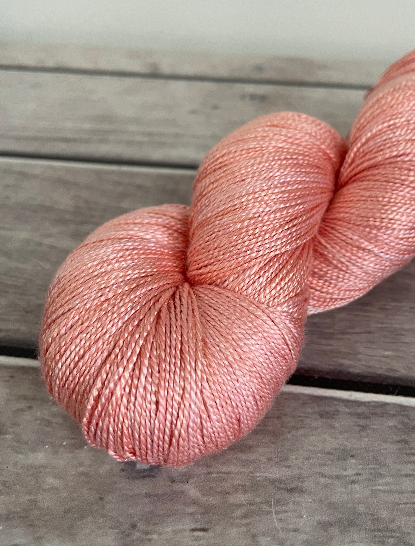 Flamingoes - 4 ply Mulberry silk - Ginseng f
