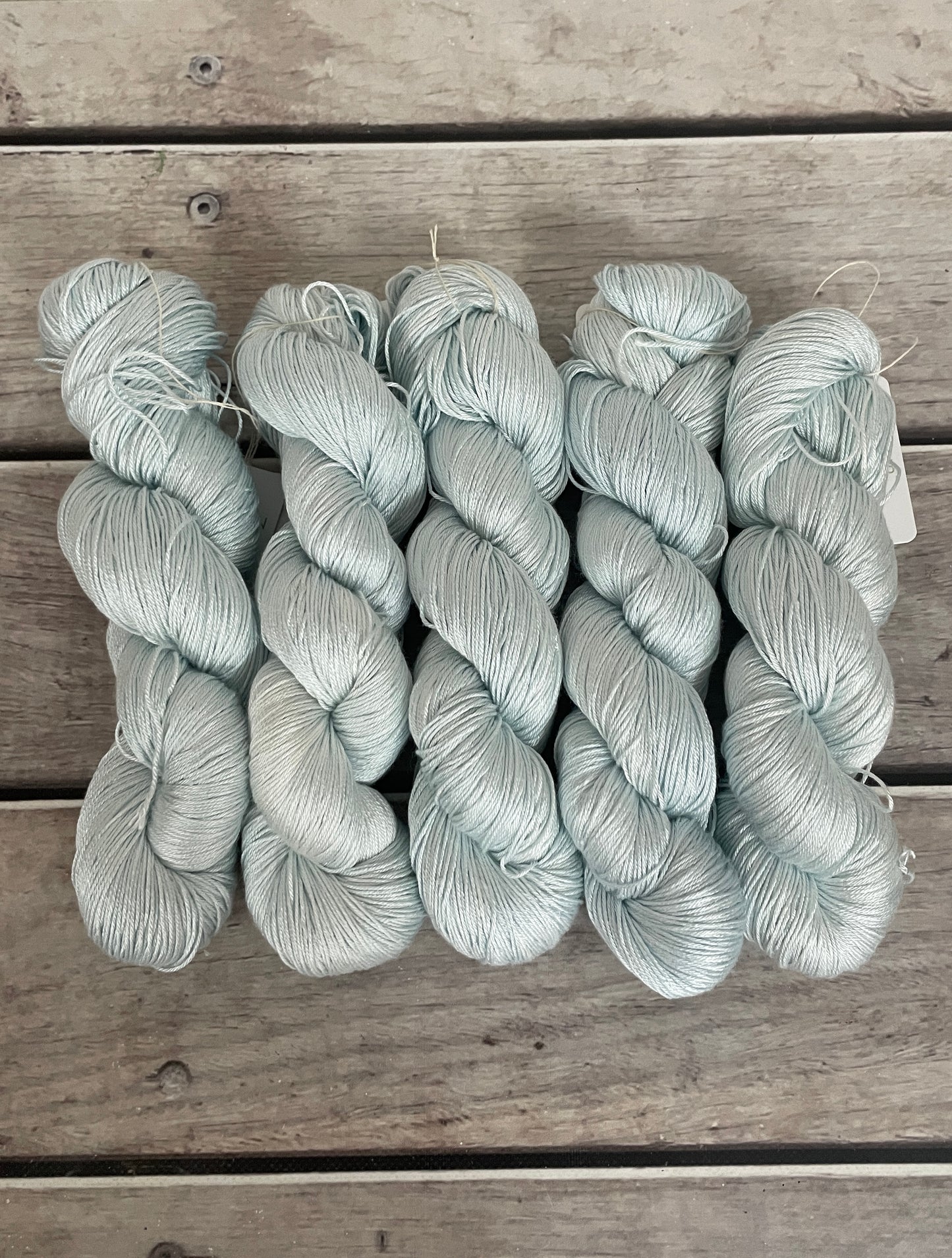 Ice Blue - 4 ply in Mulberry silk - Pekoe f