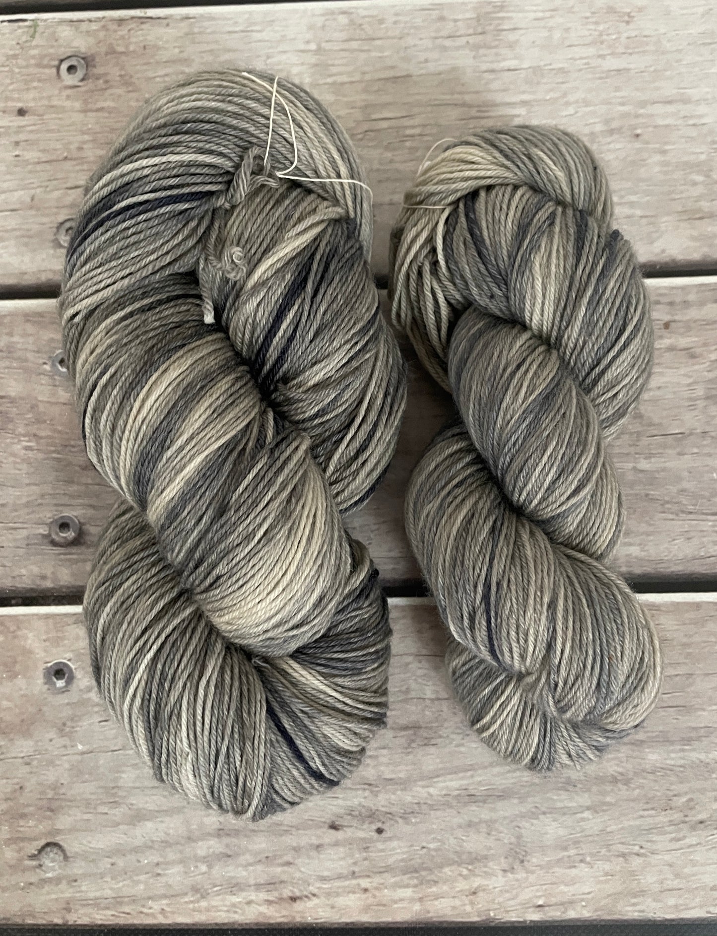 Wool OB - ooak - sw Australian merino cross - Indigo grey