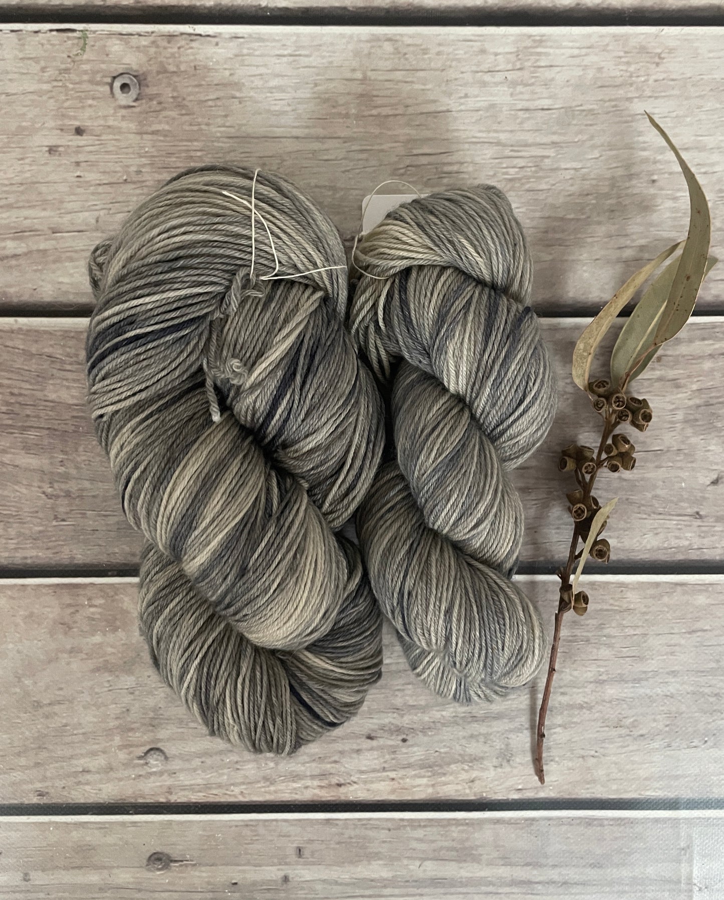 Wool OB - ooak - sw Australian merino cross - Indigo grey
